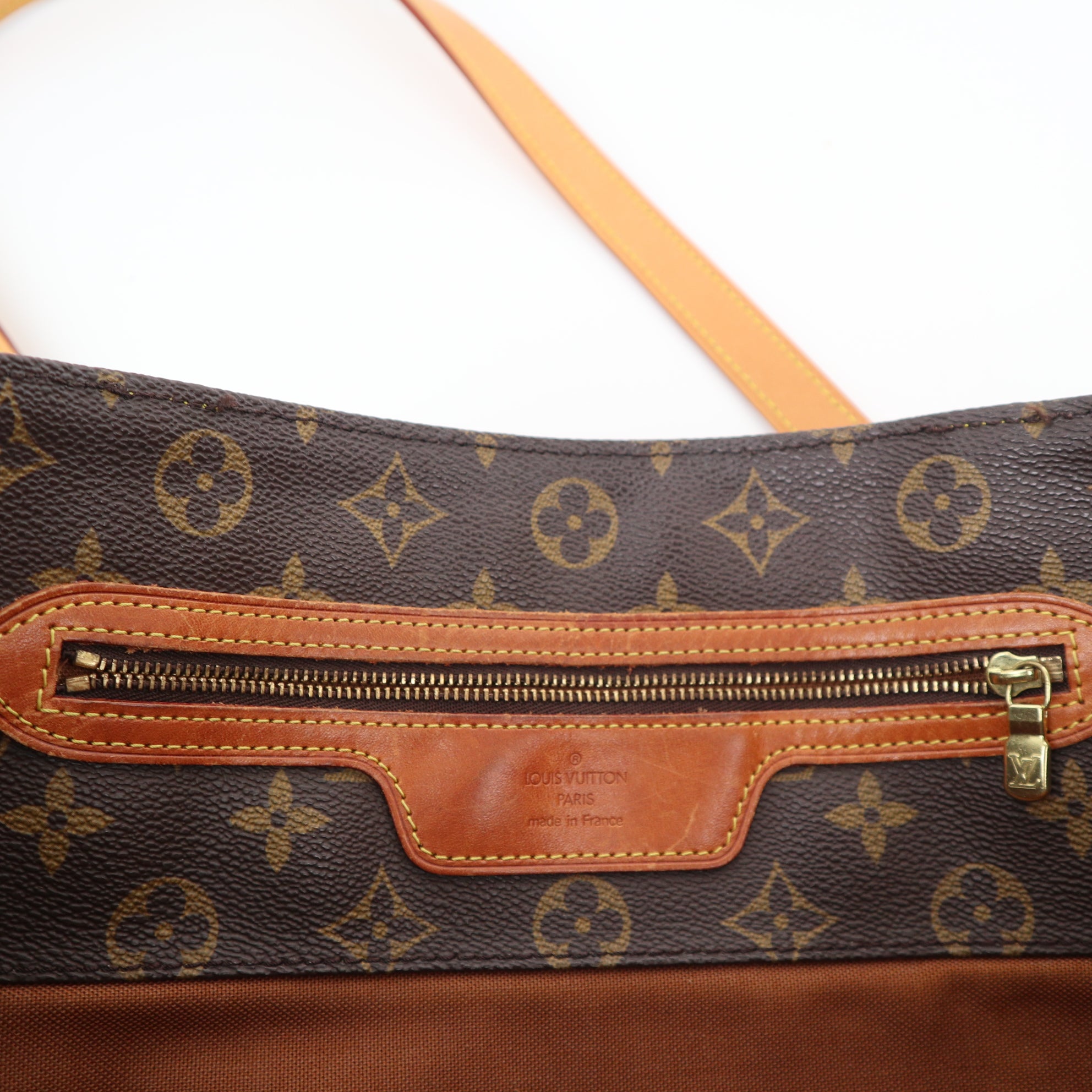 Louis Vuitton Monogram Canvas Sac Shopping Tote Shoulder Bag C1661R | Pre-Owned Very Good Brown Monogram Canvas