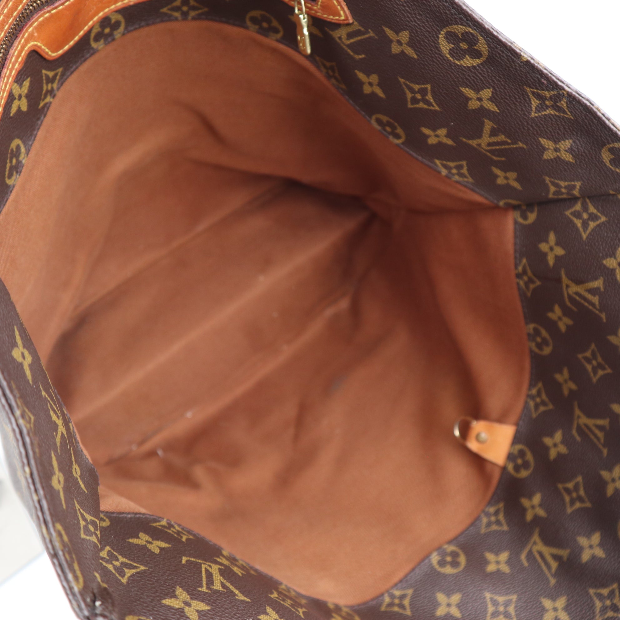 Louis Vuitton Monogram Canvas Sac Shopping Tote Shoulder Bag C1661R | Pre-Owned Very Good Brown Monogram Canvas