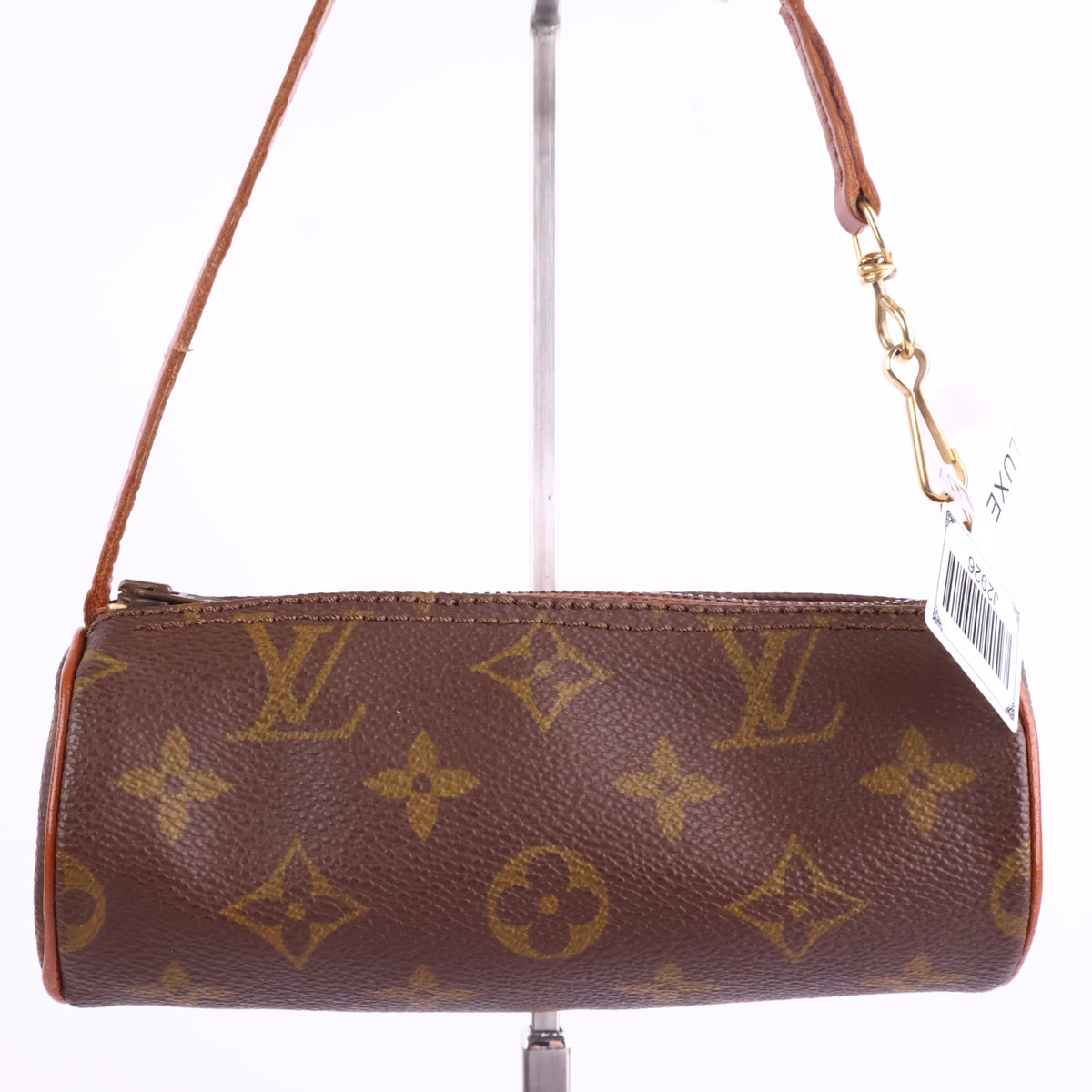 J2926R Louis Vuitton Mini Bag Monogram Canvas Papillon Mini Pochette | Pre-Owned Brown Monogram Coated Canvas; Leather