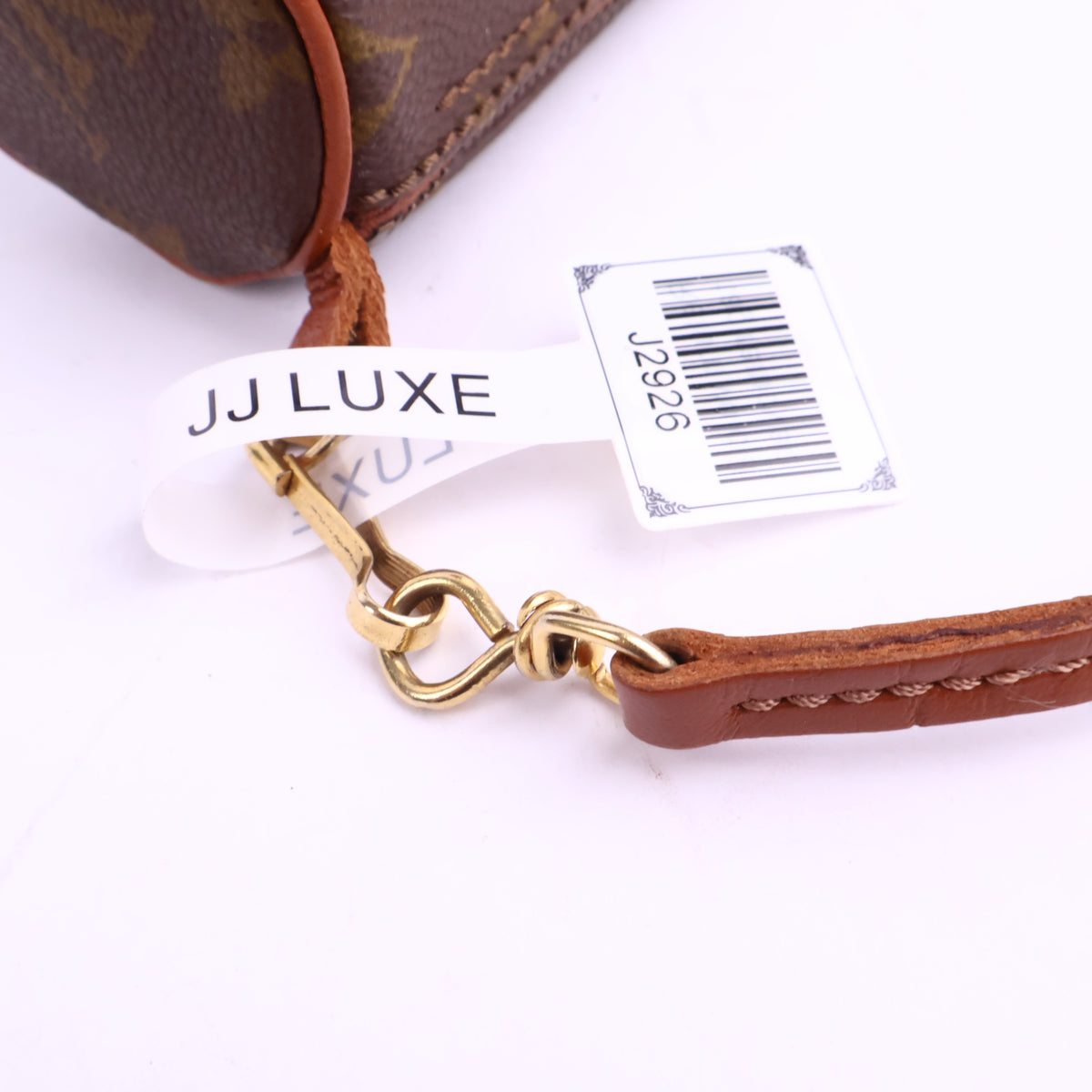 J2926R Louis Vuitton Mini Bag Monogram Canvas Papillon Mini Pochette | Pre-Owned Brown Monogram Coated Canvas; Leather