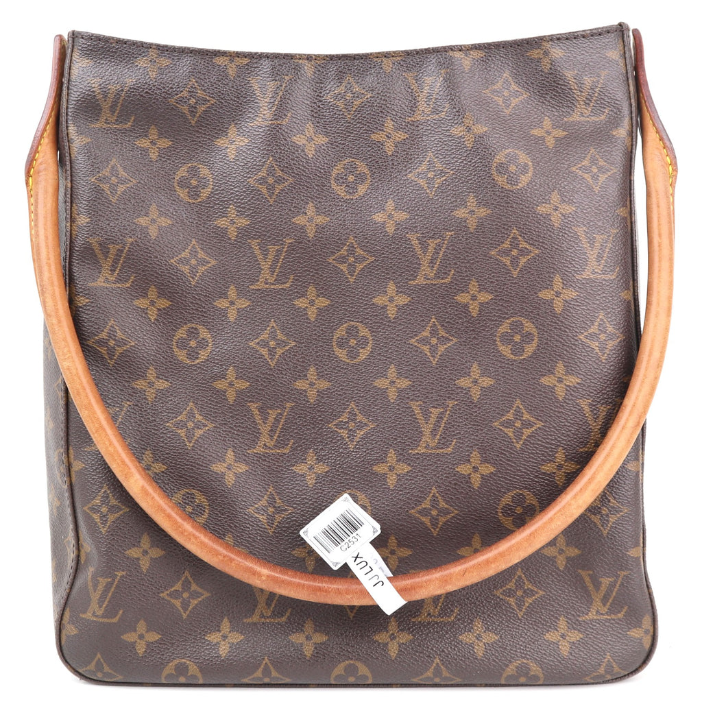 C2531 Louis Vuitton Shoulder Bag Looping GM Monogram | Pre-Owned Very Good Brown Monogram Coated Canvas, Leather Trim