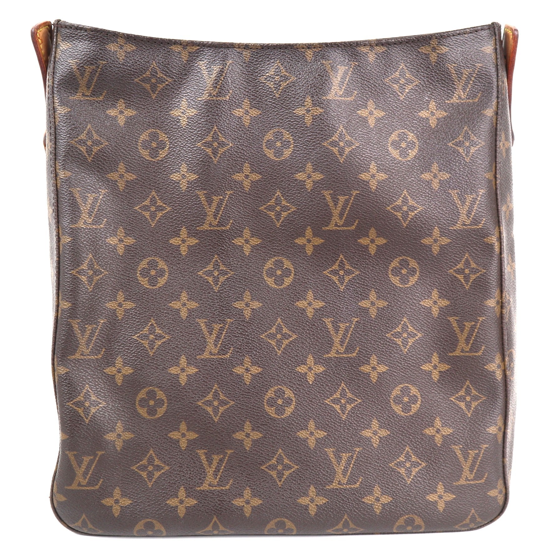 C2531 Louis Vuitton Shoulder Bag Looping GM Monogram | Pre-Owned Very Good Brown Monogram Coated Canvas, Leather Trim