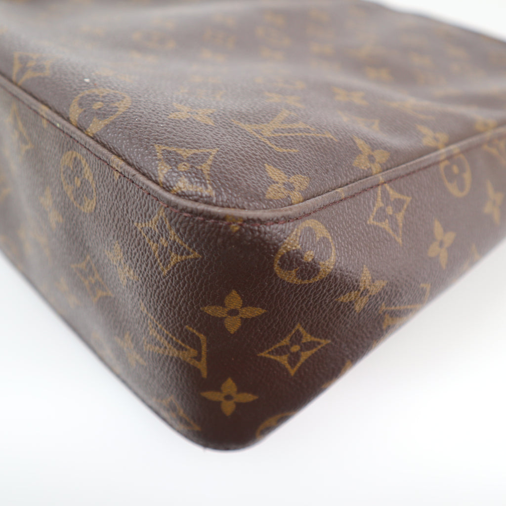 C2531 Louis Vuitton Shoulder Bag Looping GM Monogram | Pre-Owned Very Good Brown Monogram Coated Canvas, Leather Trim