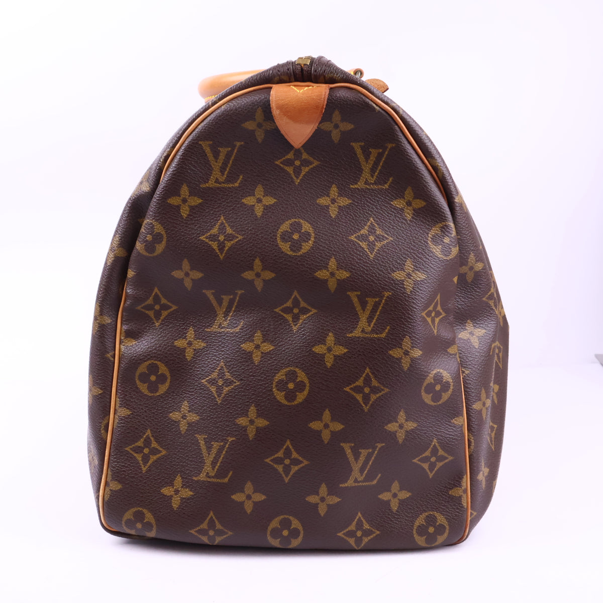 J2928 Louis Vuitton Keepall 45| Pre-Owned Brown Monogram Coated canvas, Leather trim