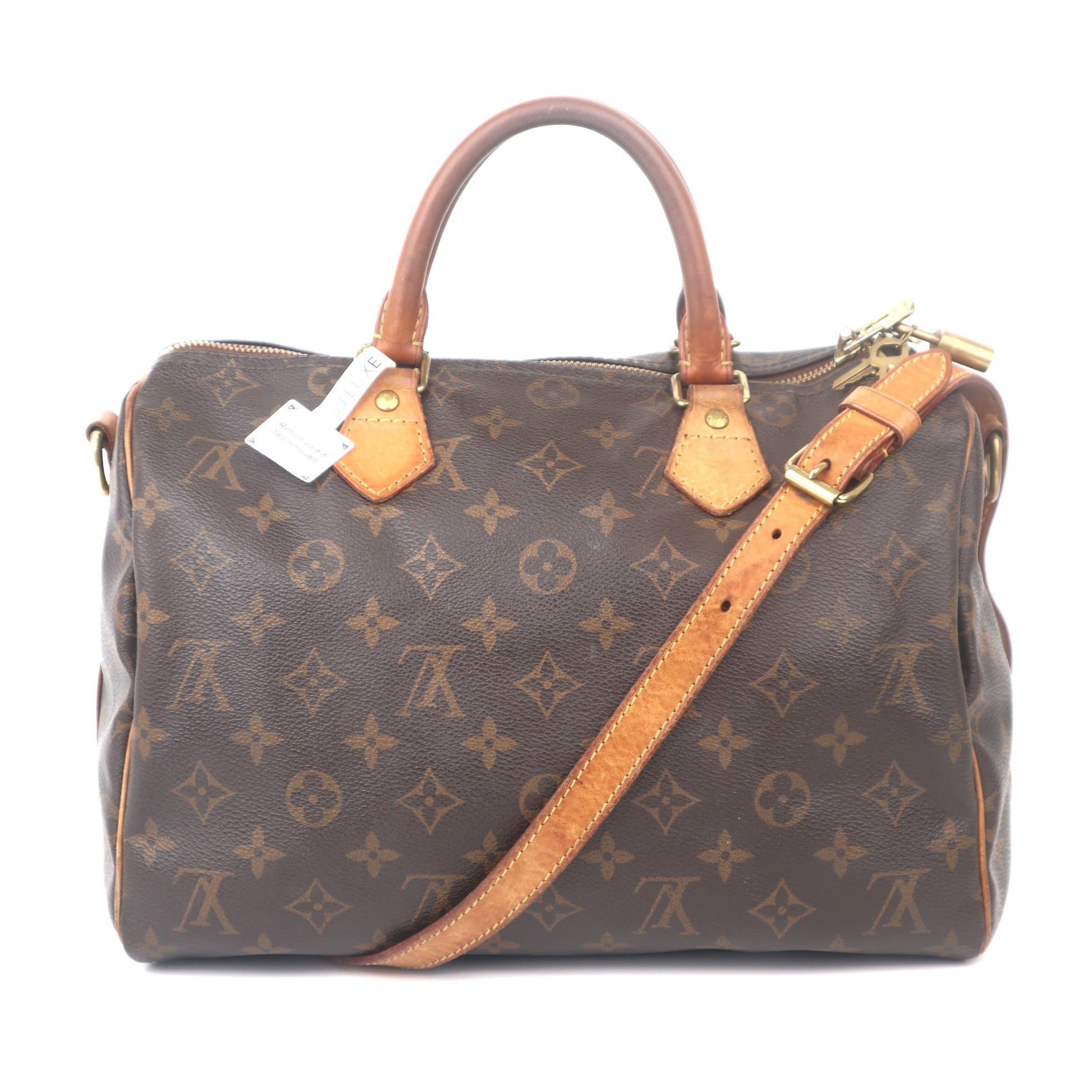 C1095 Louis Vuitton Louis Vuitton Monogram Canvas Speedy Bandouliere 30 Bag-Pre Owned