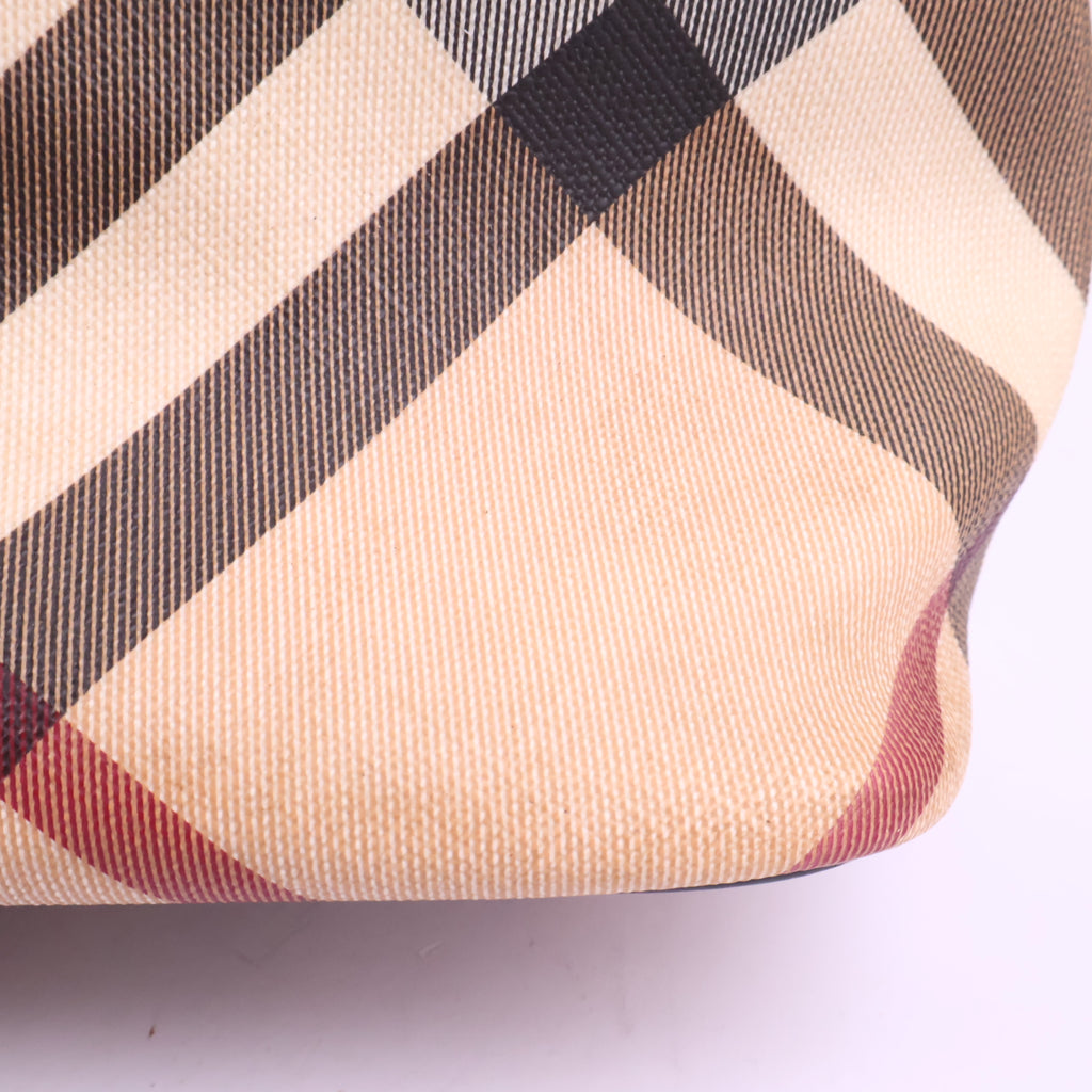 J2831 Burberry Shoulder Bag Nova Check | Pre-Owned Beige / Brown Nova Check Canvas