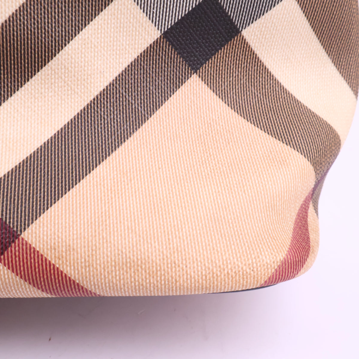 J2831 Burberry Shoulder Bag Nova Check | Pre-Owned Beige / Brown Nova Check Canvas
