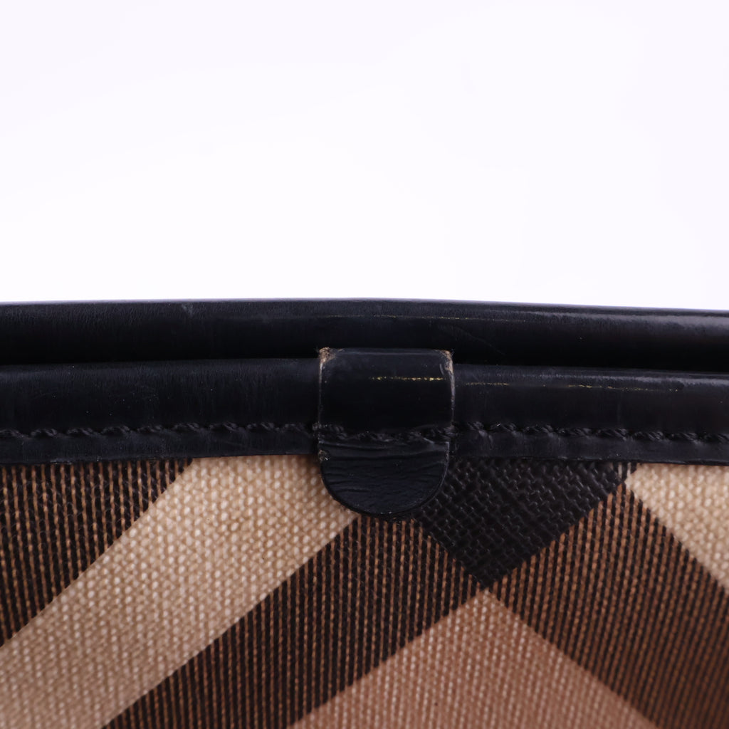 J2831 Burberry Shoulder Bag Nova Check | Pre-Owned Beige / Brown Nova Check Canvas