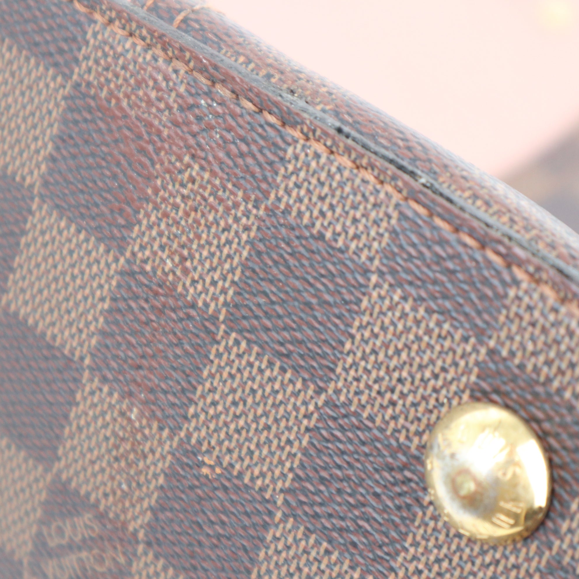 Louis Vuitton Damier Ebene Jersey Magnolia Shoulder Bag C1671 | Pre-Owned Very Good Brown Damier Ebene Canvas