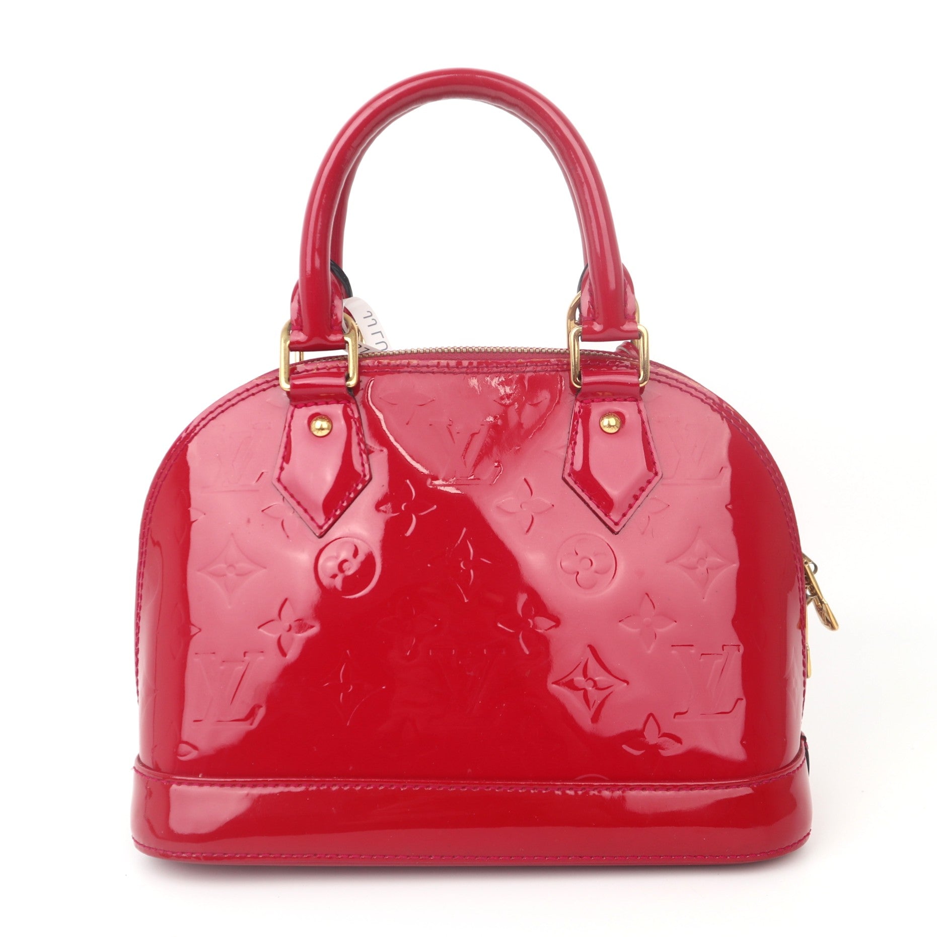 C1096 LOUIS VUITTON Monogram Vernis Alma Indian Rose 2 Way Bag-Pre Owned