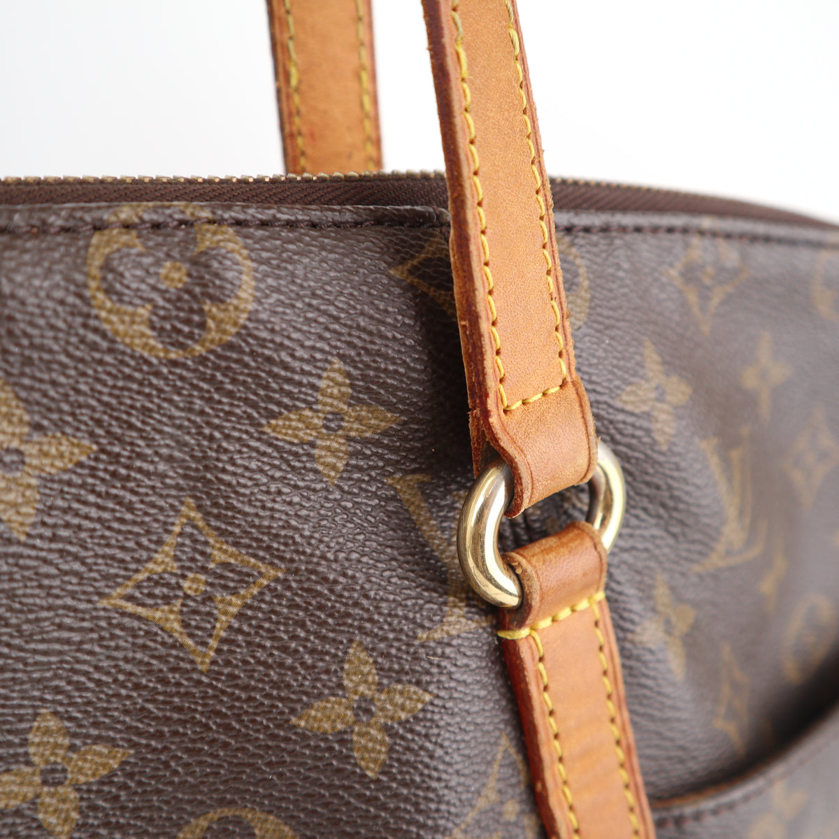 Louis Vuitton Monogram Canvas Totally MM Shoulder Bag C1672 | Pre-Owned Very Good Brown Monogram Canvas