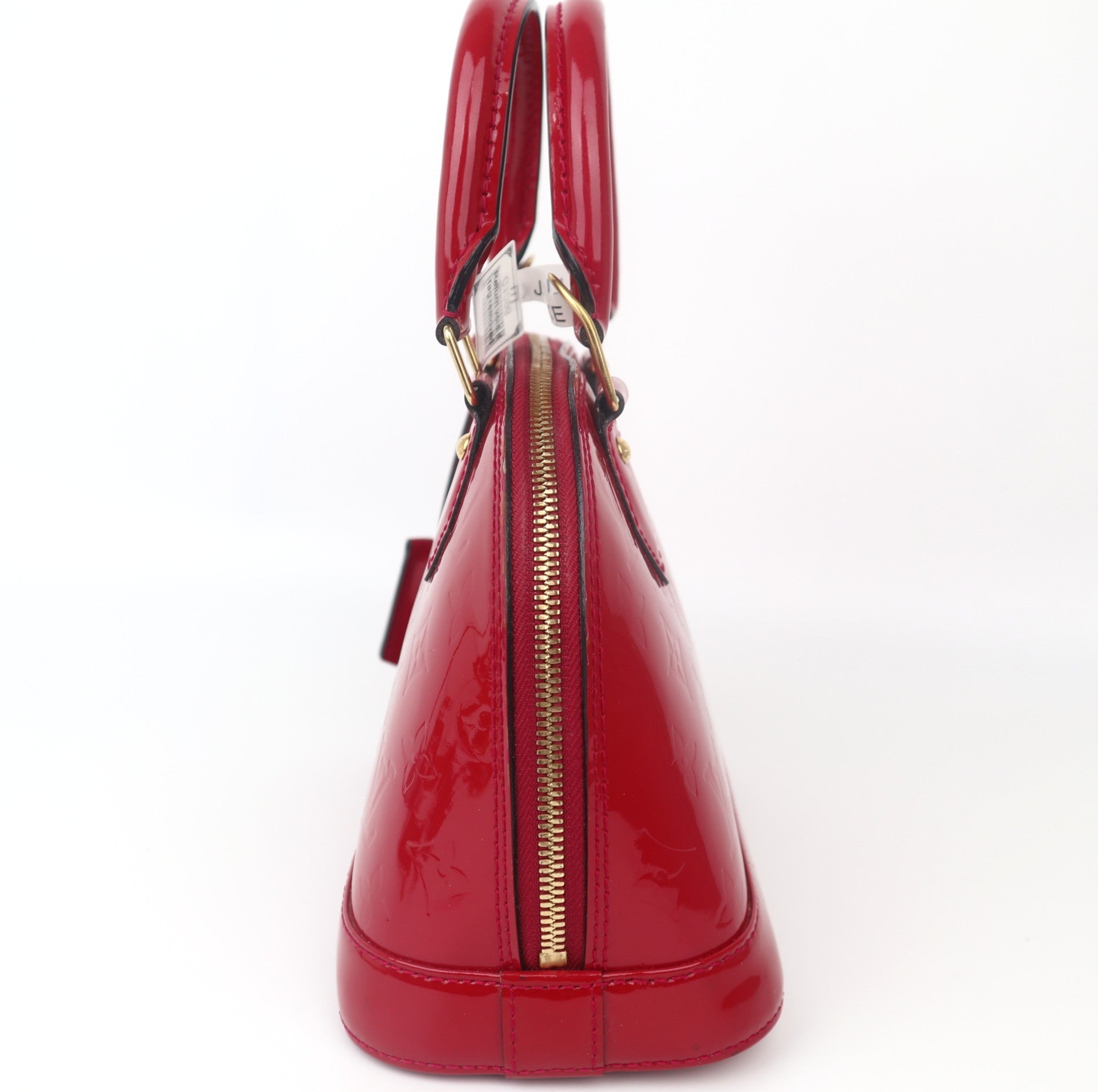 C1096 LOUIS VUITTON Monogram Vernis Alma Indian Rose 2 Way Bag-Pre Owned