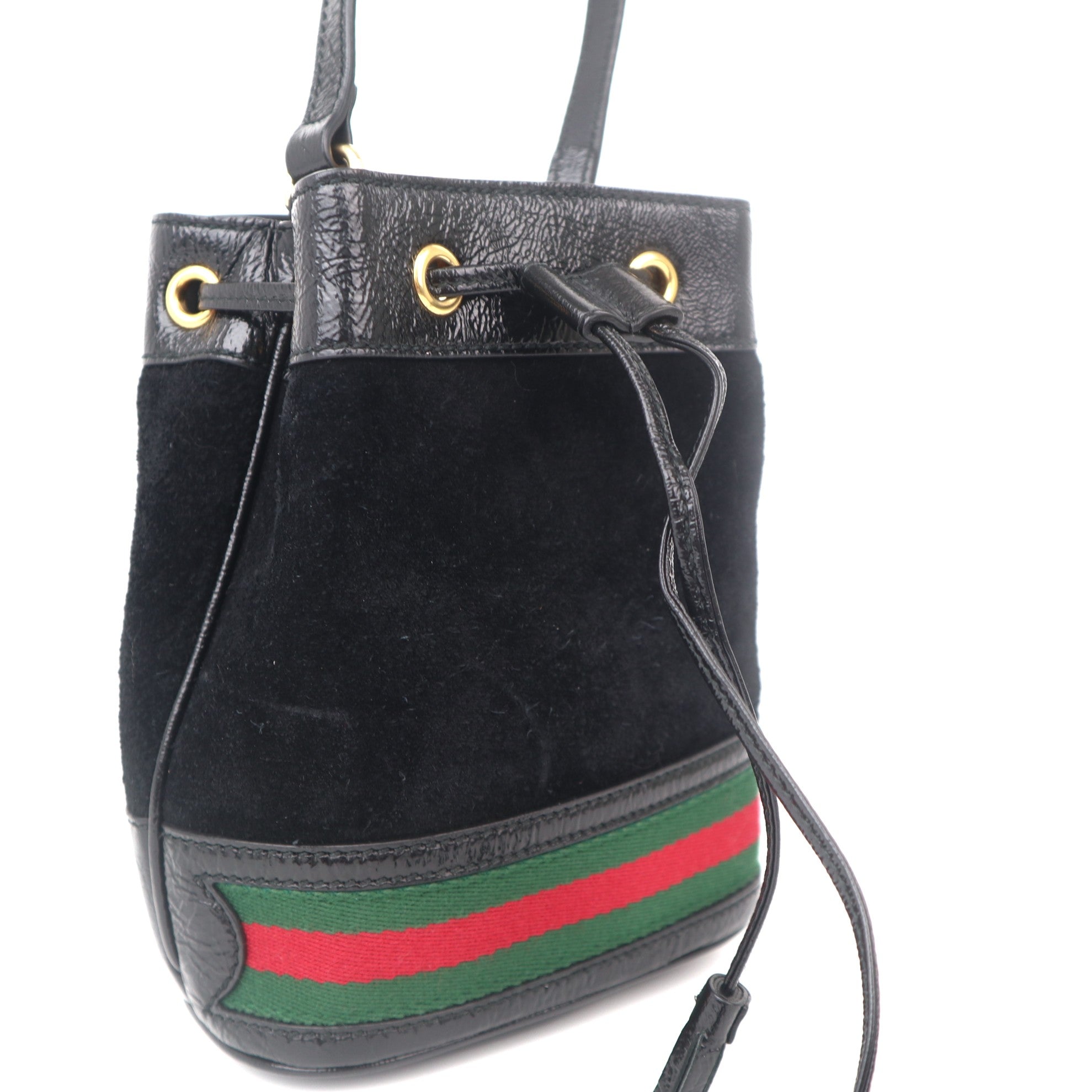 C1100 Gucci  Ophidia Suede Small bucket bag-Pre Owned