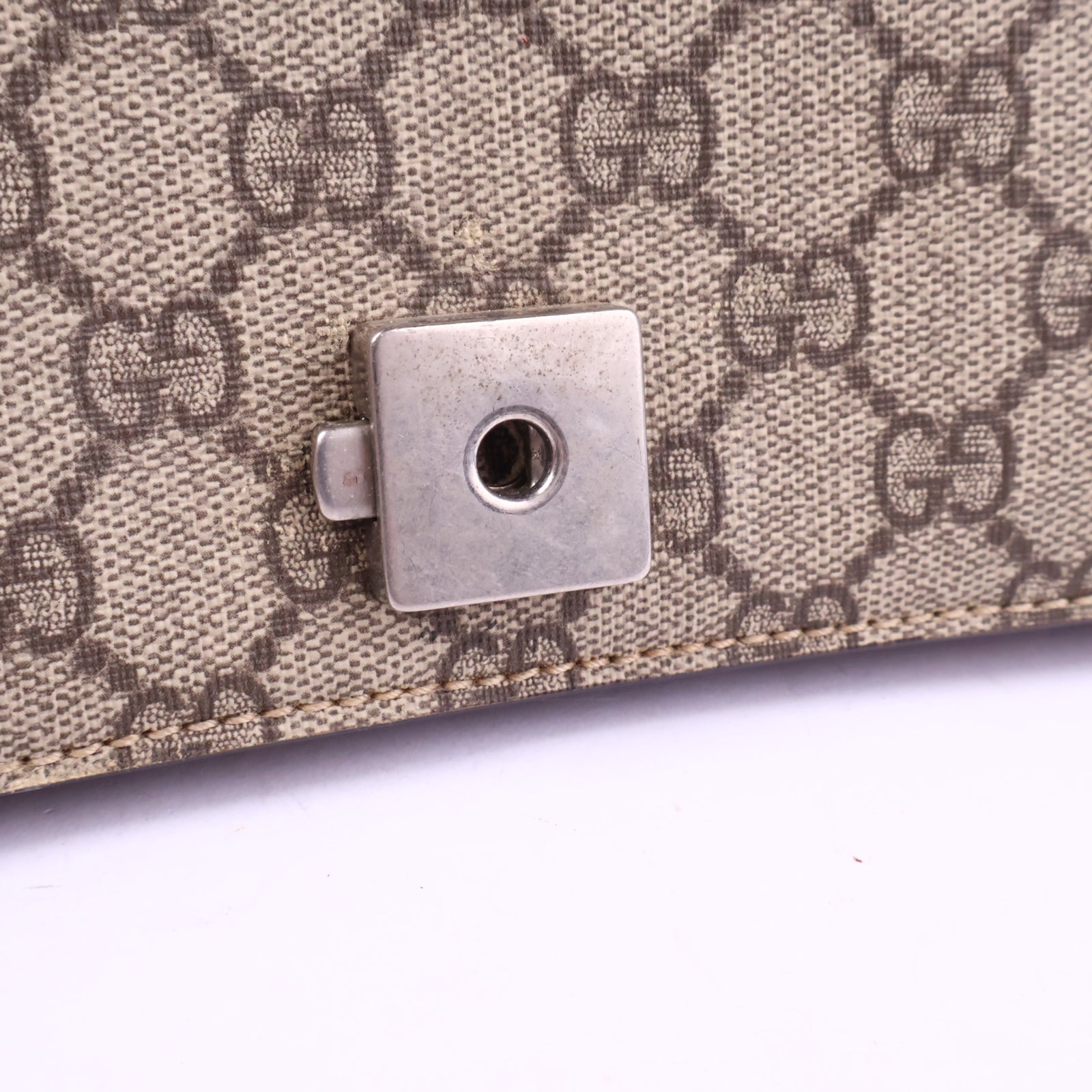 J2840 Gucci Crossbody Bag GG Canvas Dionysus | Pre-Owned Beige / Brown GG Canvas Canvas