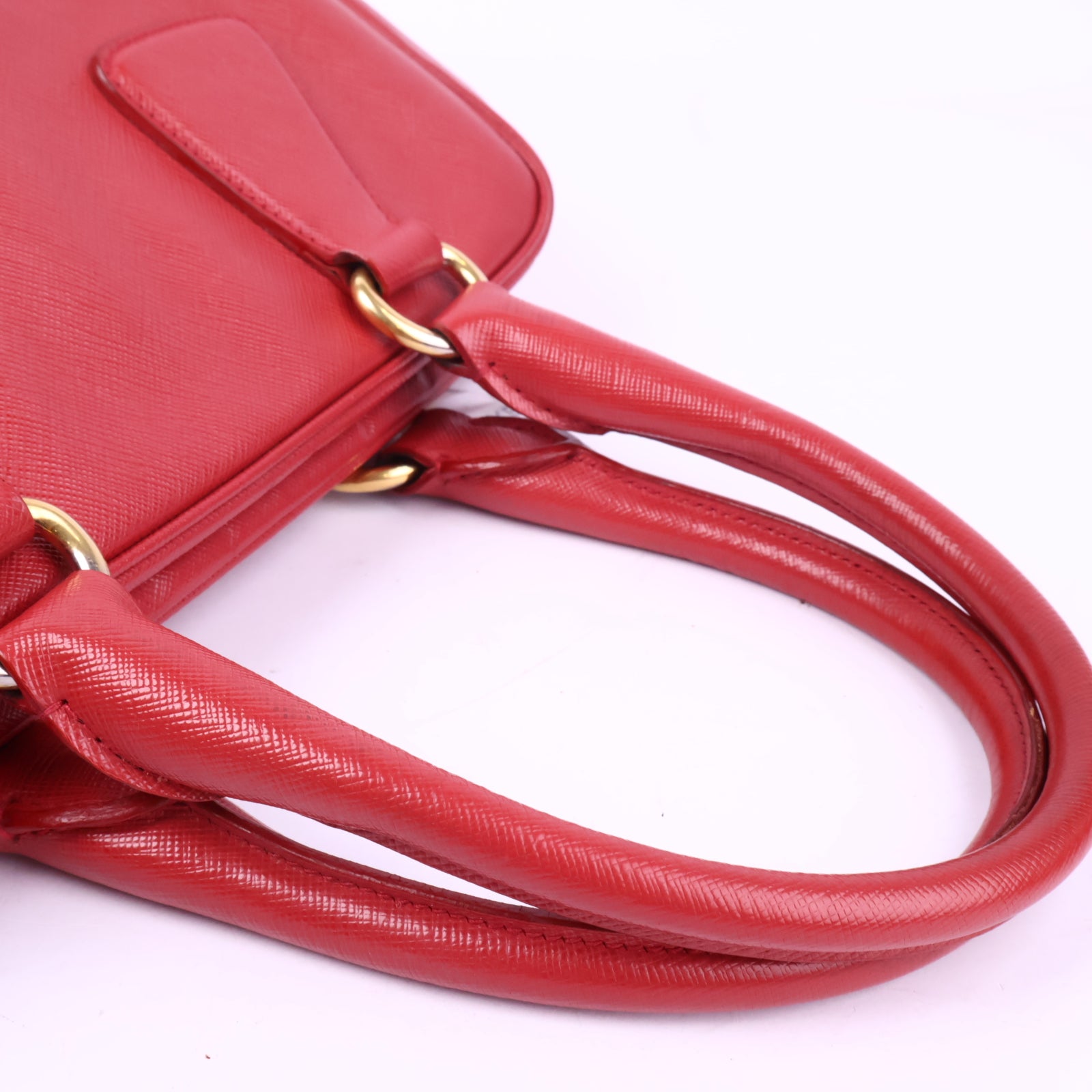 J2838 Prada Shoulder Bag Saffiano Lux | Pre-Owned Plain Leather