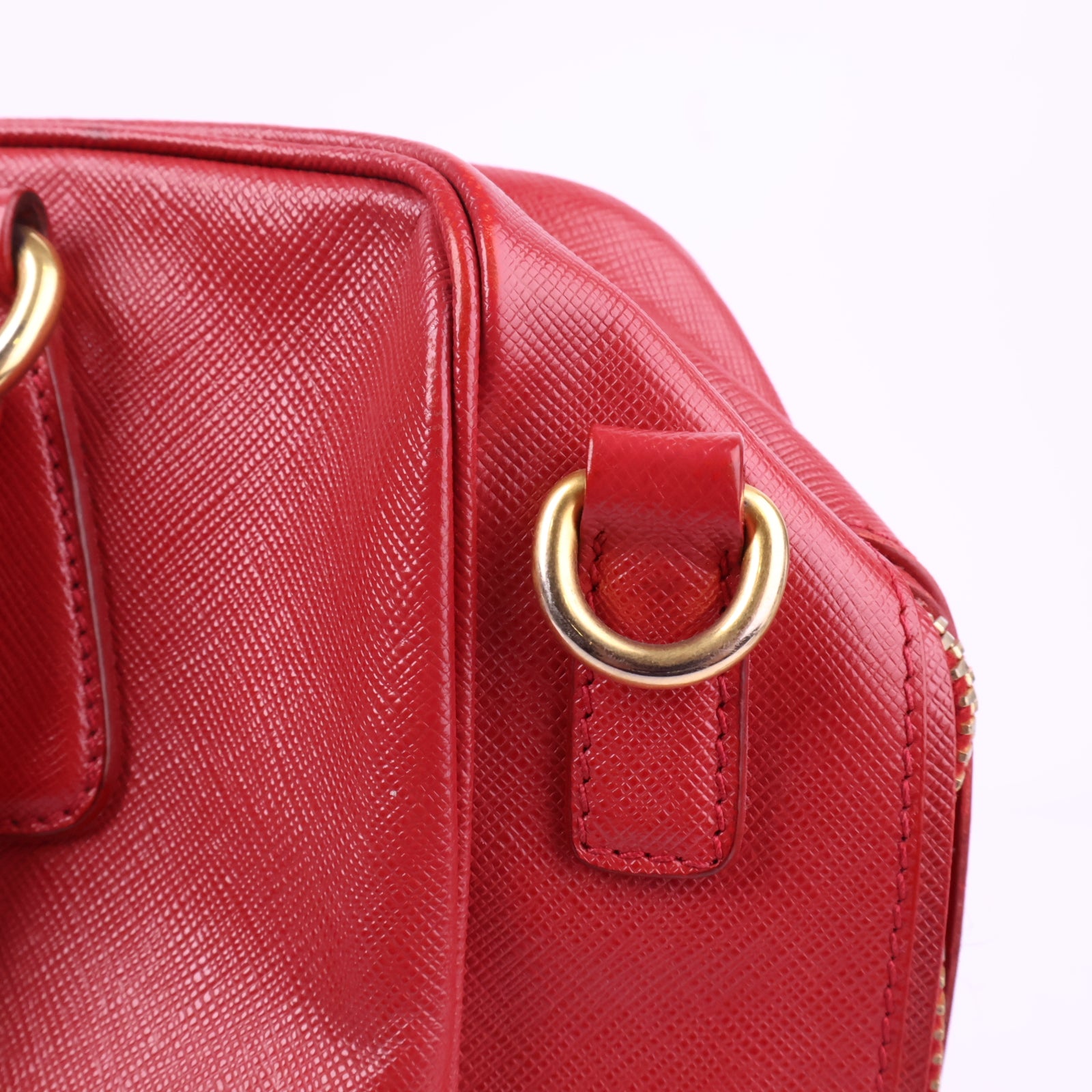 J2838 Prada Shoulder Bag Saffiano Lux | Pre-Owned Plain Leather