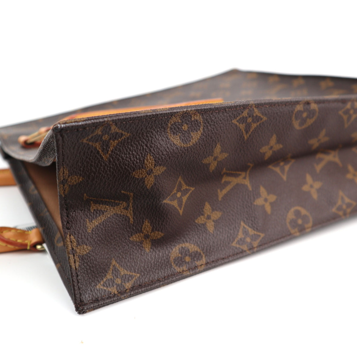 Louis Vuitton Monogram Canvas Sac Plat PM Shoulder Bag C1676R | Pre-Owned Very Good Brown Monogram Canvas