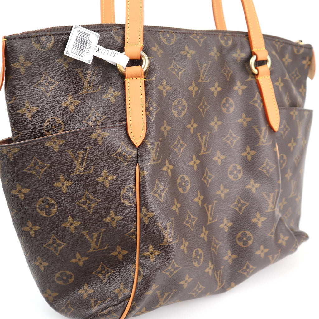 Louis Vuitton Monogram Canvas Totally MM Shoulder Bag C1677R | Pre-Owned Excellent Brown Monogram Canvas