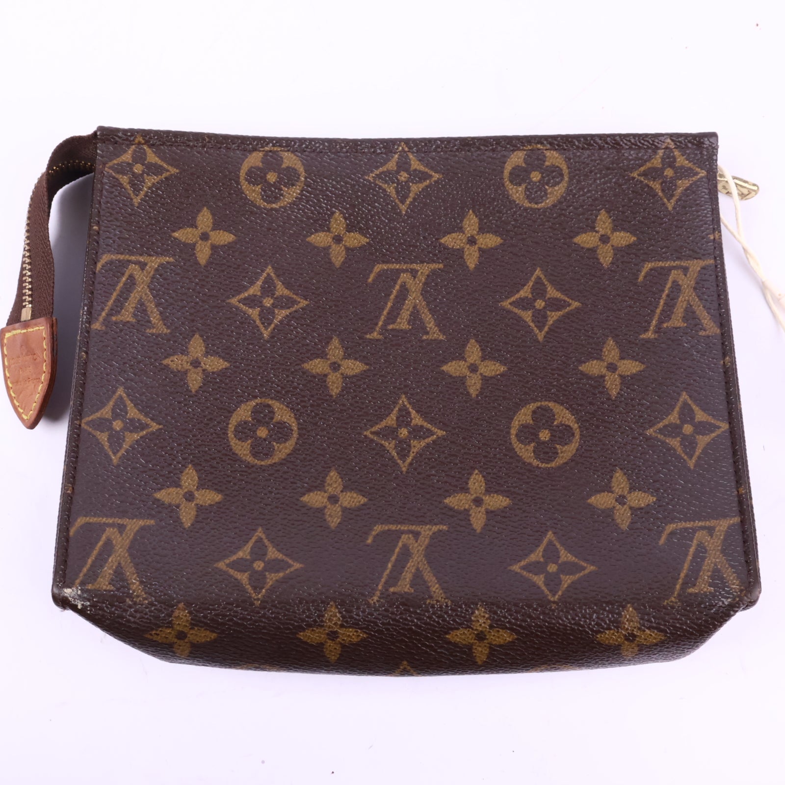J2843 Louis Vuitton Mini Bag Monogram Toiletry Pouch | Pre-Owned Brown Monogram Canvas