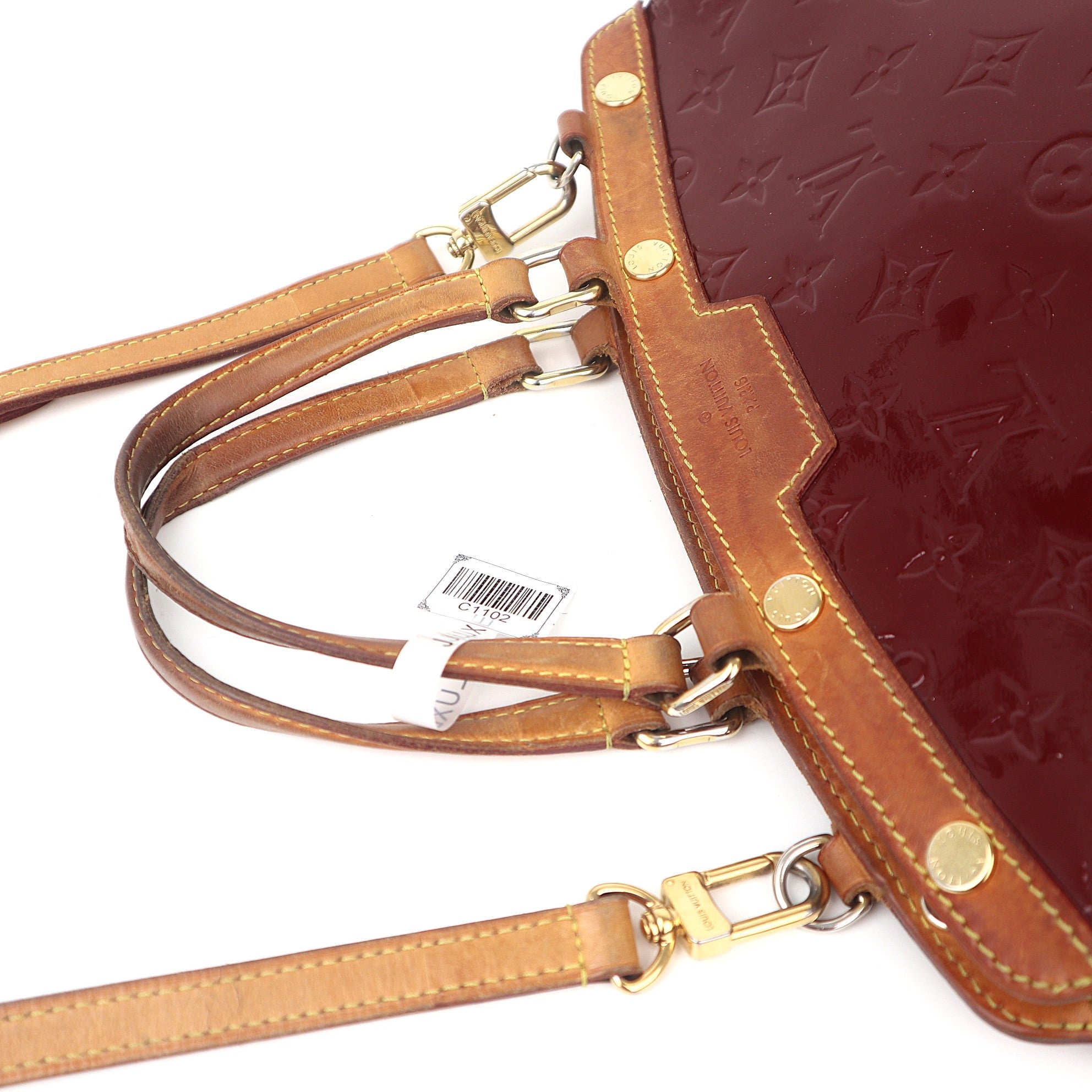 C1102 Louis Vuitton  Amarante two-way Handbag Red -Pre-Owned