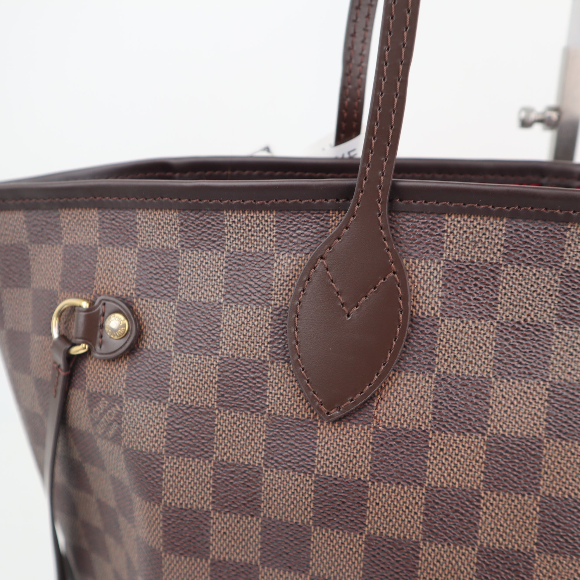 Louis Vuitton Damier Ebene Neverfull MM Shoulder Bag C1678R | Pre-Owned Excellent Brown Damier Ebene Canvas