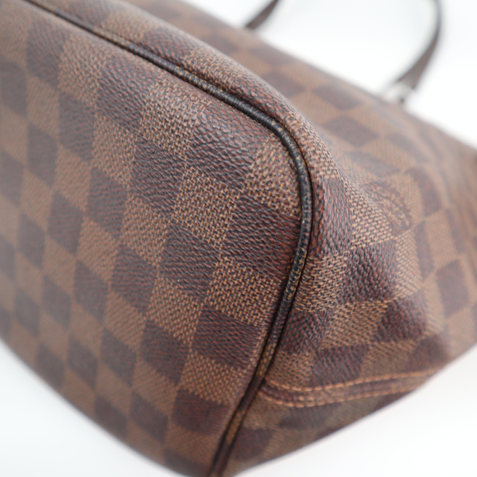Louis Vuitton Damier Ebene Neverfull MM Shoulder Bag C1678R | Pre-Owned Excellent Brown Damier Ebene Canvas