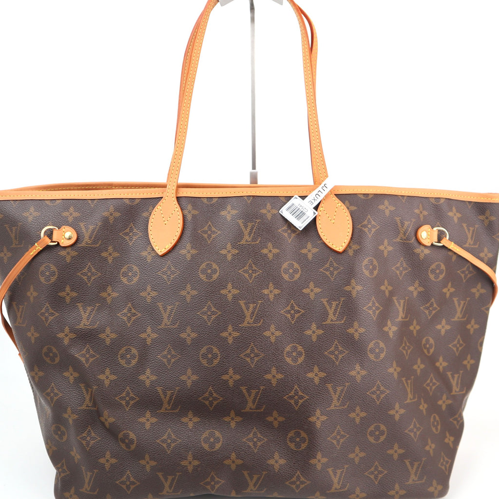 C2544R Louis Vuitton Tote Bag Neverfull GM | Pre-Owned Excellent Brown Monogram Canvas