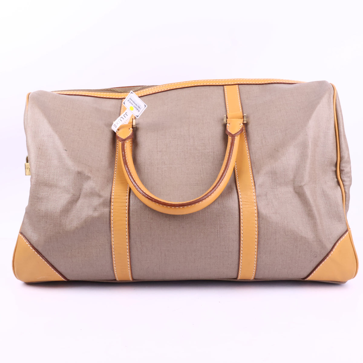 J2919 Christian Dior Traval Bag Boston | Pre-Owned Excellent Canvas, Leather