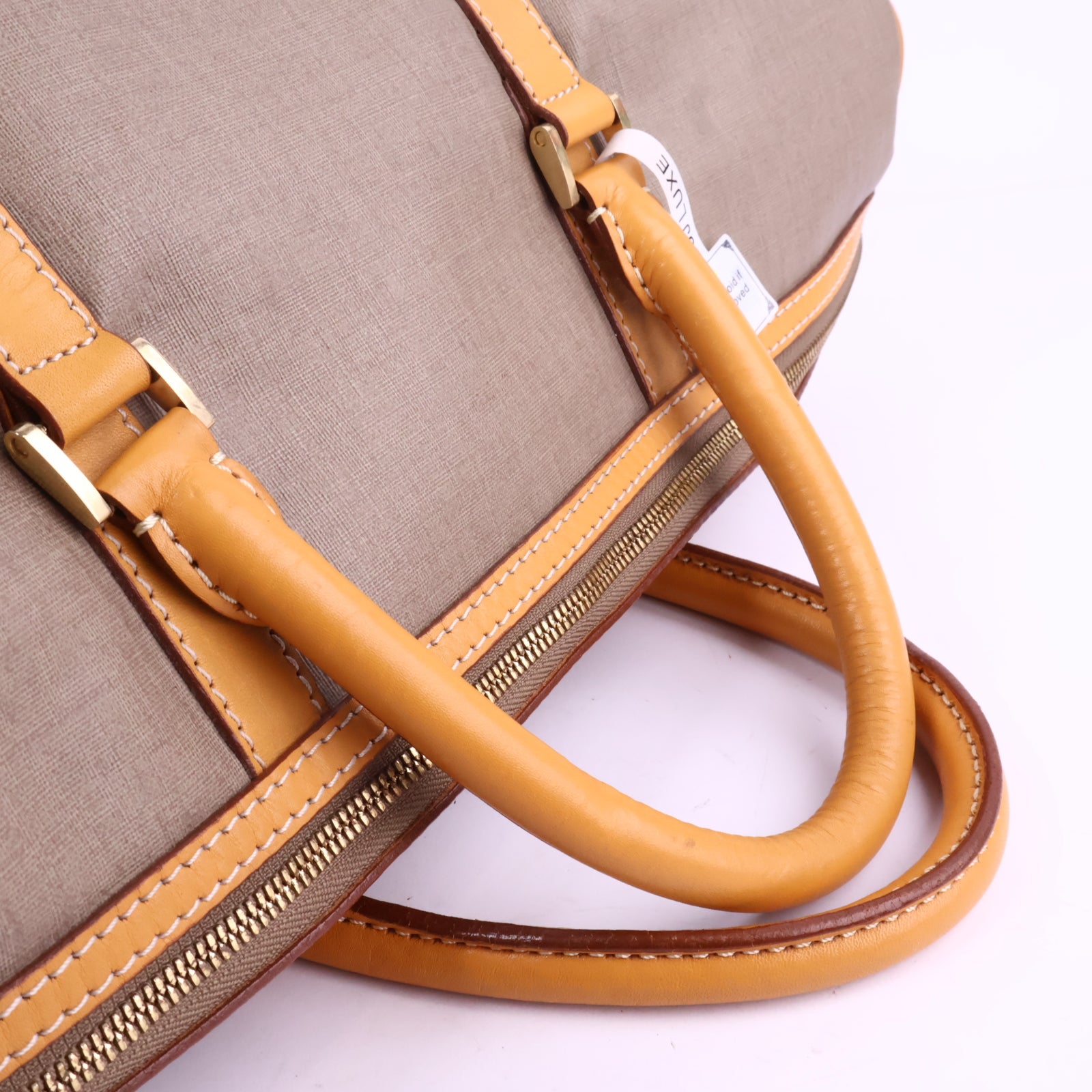J2919 Christian Dior Traval Bag Boston | Pre-Owned Excellent Canvas, Leather