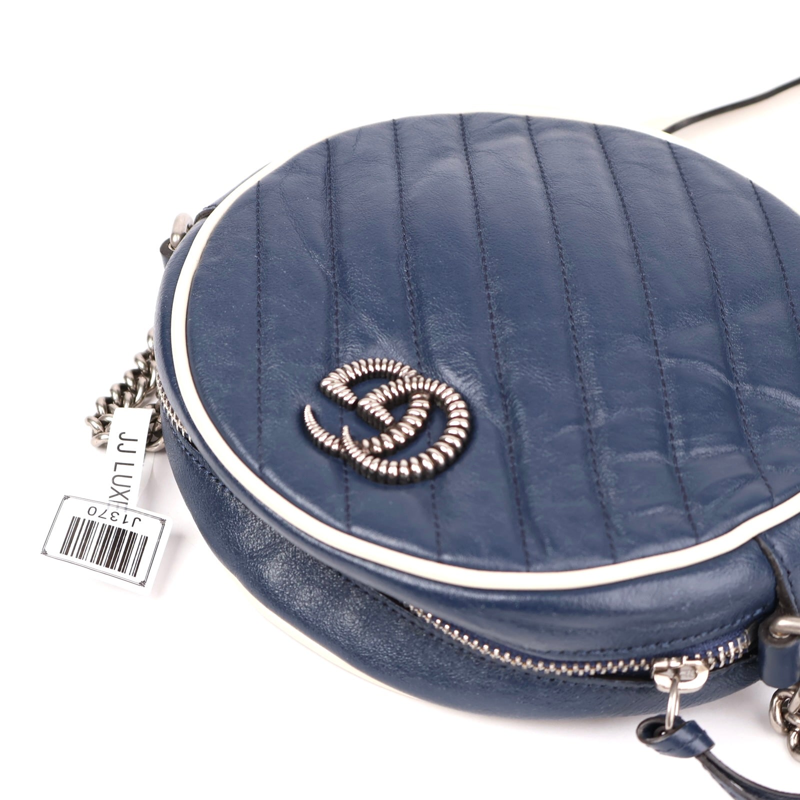 J1370 Gucci Mini GG Marmont Matelasse Leather Bag- Pre Owned