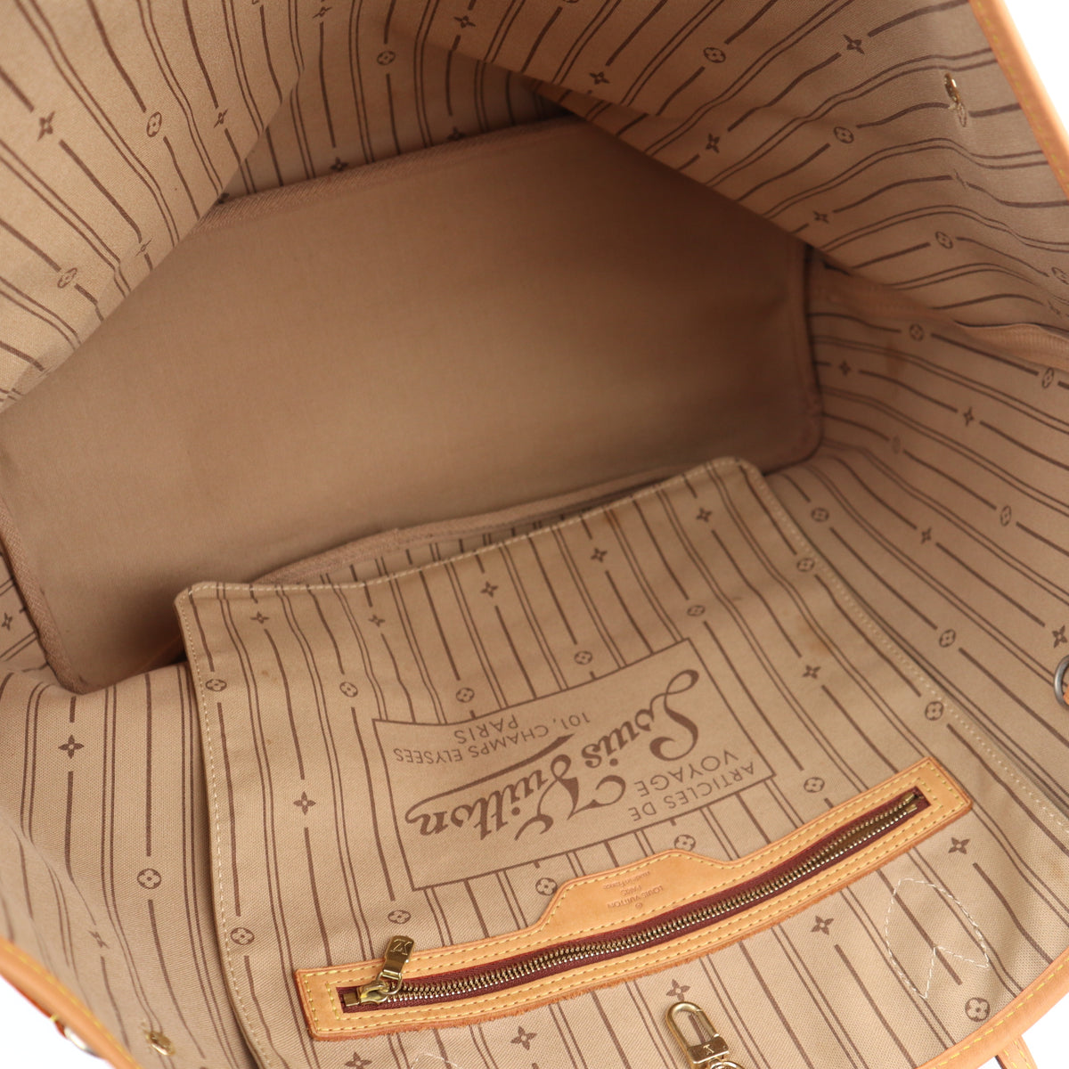 C2544R Louis Vuitton Tote Bag Neverfull GM | Pre-Owned Excellent Brown Monogram Canvas