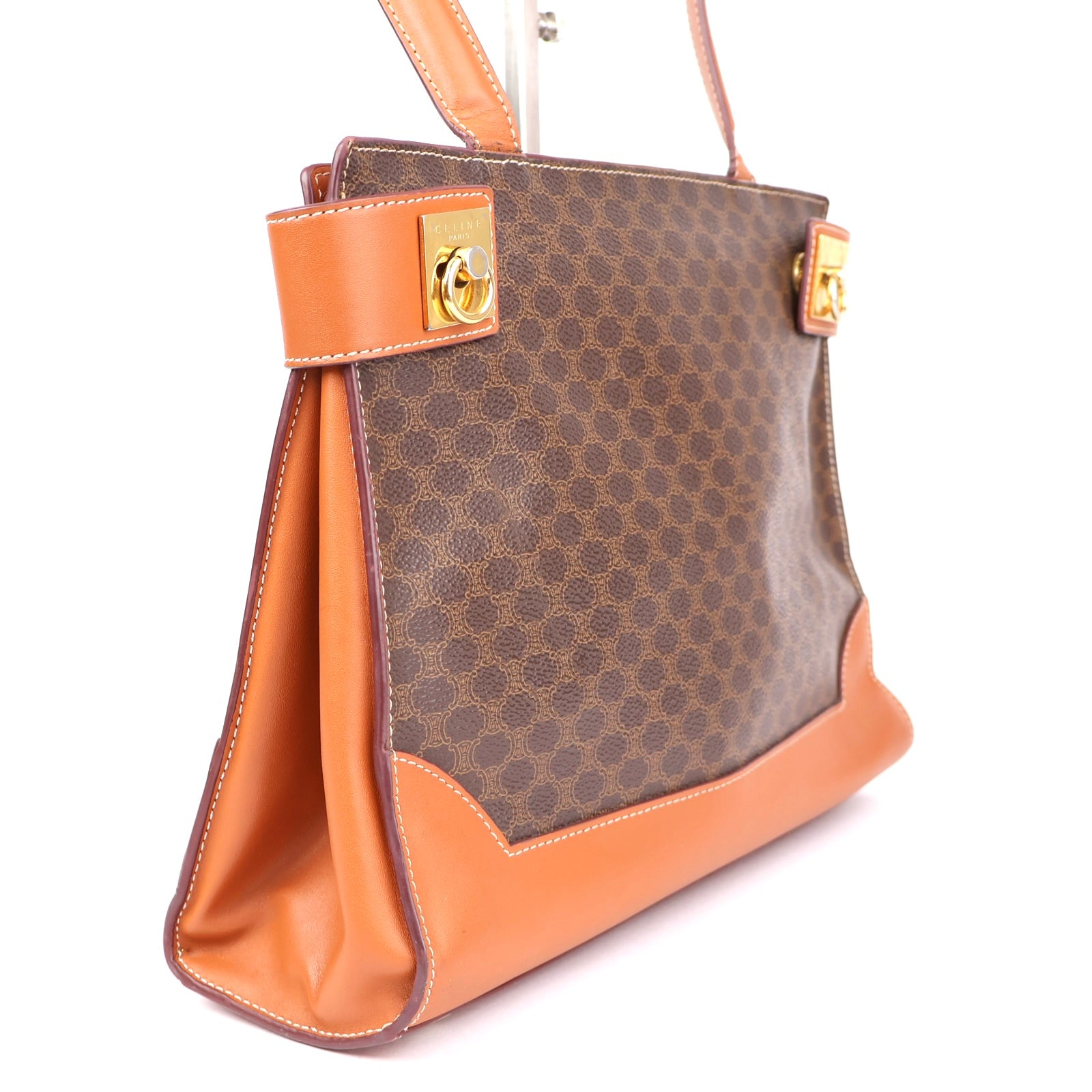 J1365 Céline Celine Brown Tote Bag Leather- Pre Owned