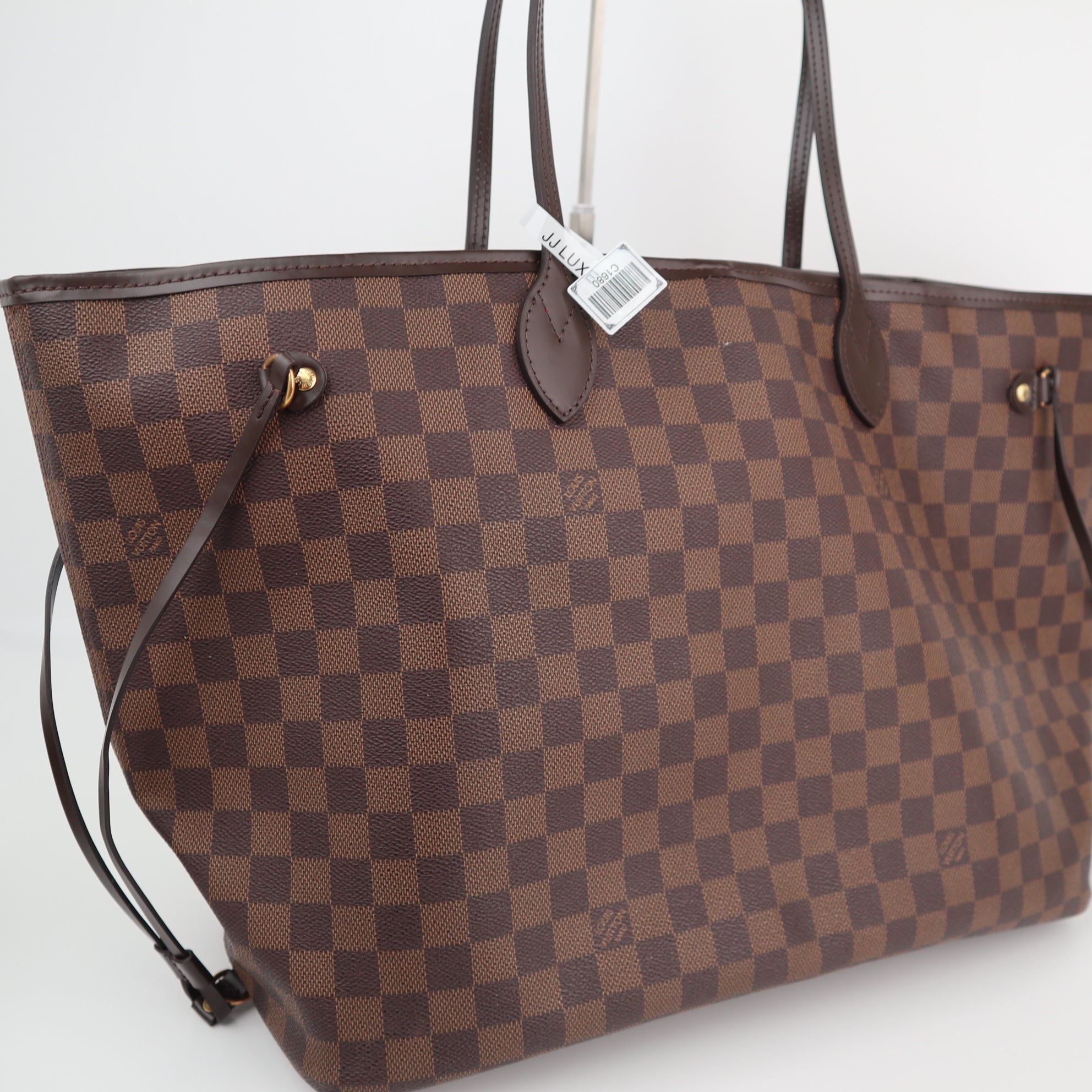 Louis Vuitton Damier Ebene Neverfull GM Shoulder Bag C1680R | Pre-Owned Excellent Brown Damier Ebene Canvas