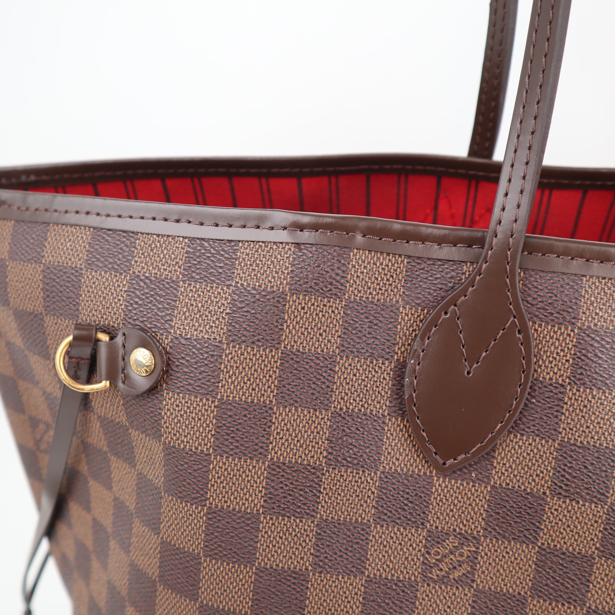 Louis Vuitton Damier Ebene Neverfull GM Shoulder Bag C1680R | Pre-Owned Excellent Brown Damier Ebene Canvas
