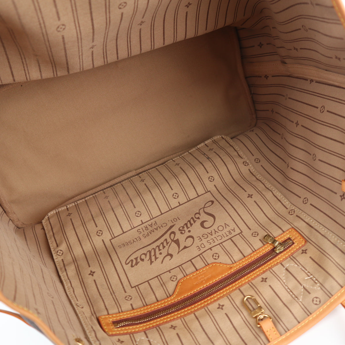 C2545R Louis Vuitton Tote Bag Neverfull GM | Pre-Owned Very Good Brown Monogram Canvas
