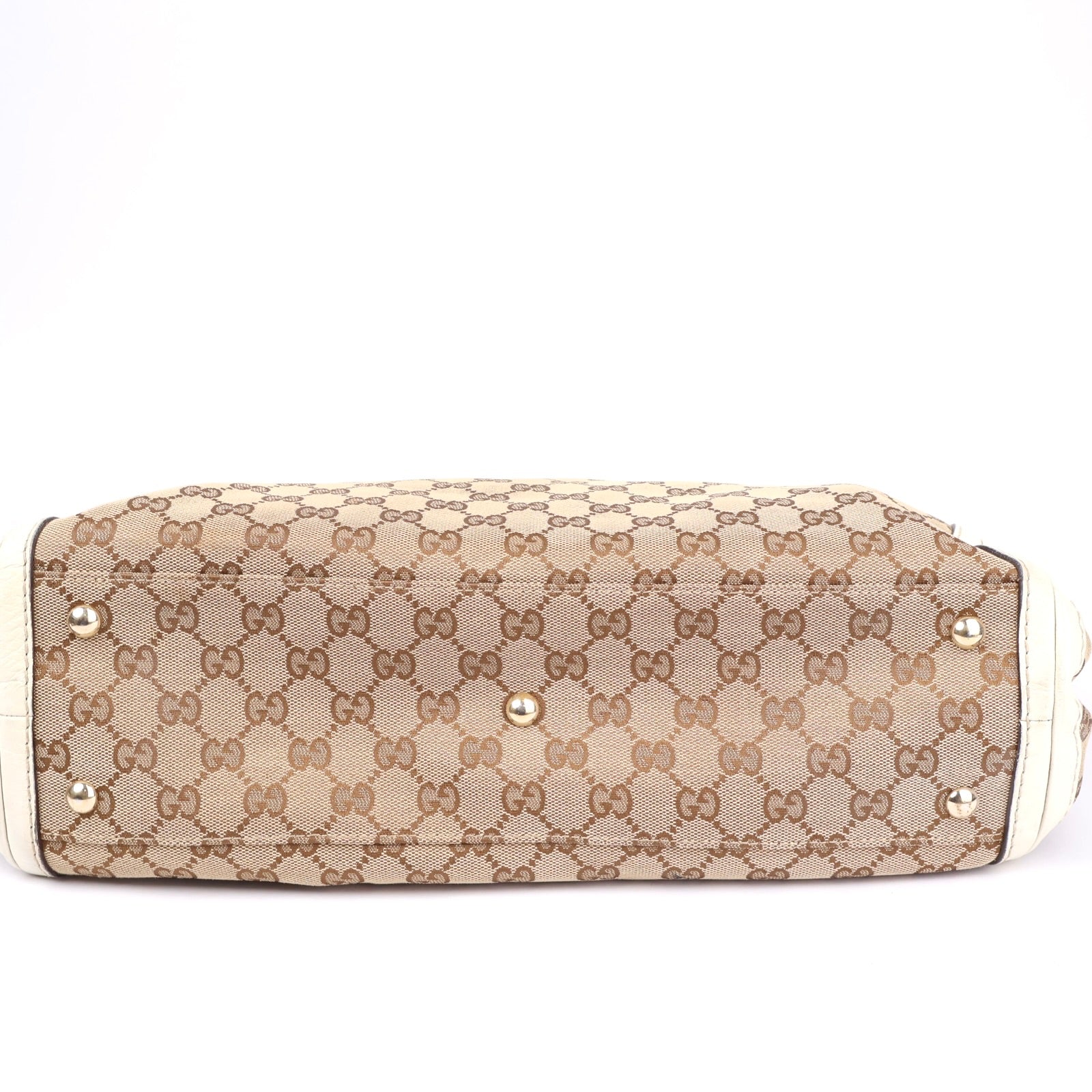 J1371 Gucci Medium GG Canvas Bella Tote Bag- Pre Owned