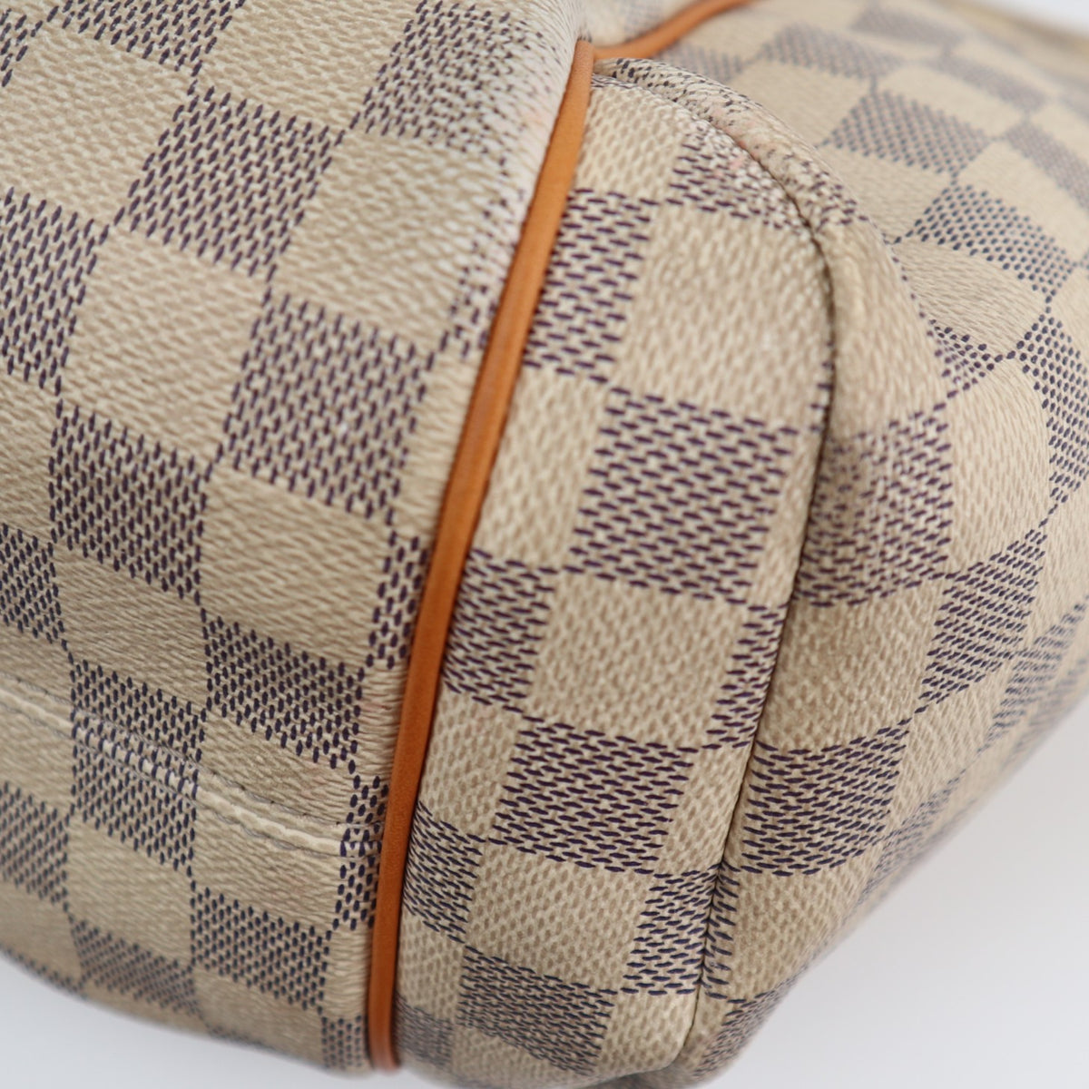 Louis Vuitton Damier Azur Totally Canvas Totally MM Shoulder Bag C1681R# | Pre-Owned Very Good Brown Damier Canvas