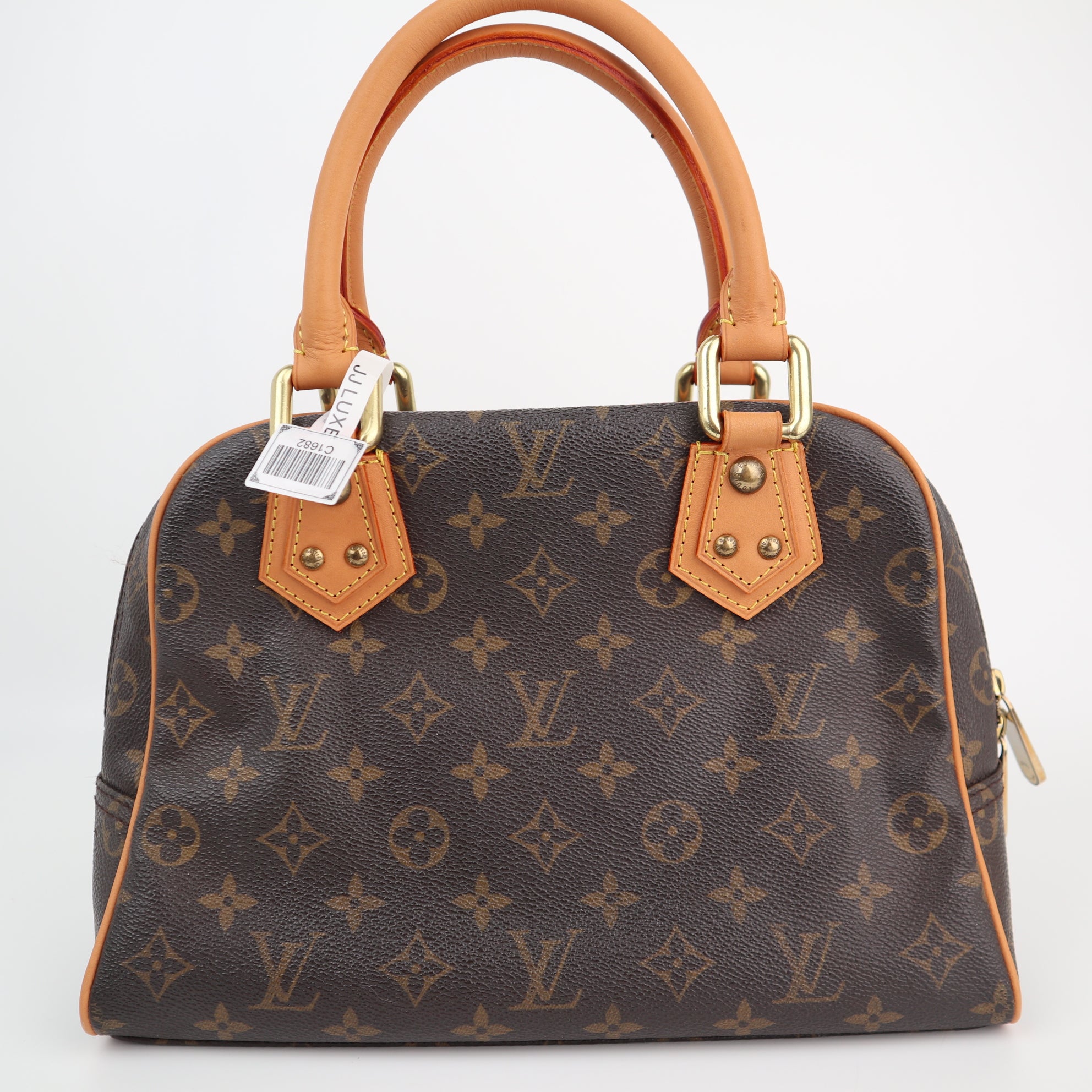 Louis Vuitton Monogram Manhattan PM Shoulder Bag C1682R | Pre-Owned Very Good Brown Monogram Canvas