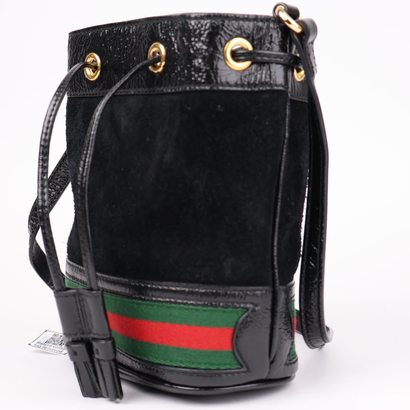 J1368 Gucci Small Suede Ophidia Bucket- Pre Owned