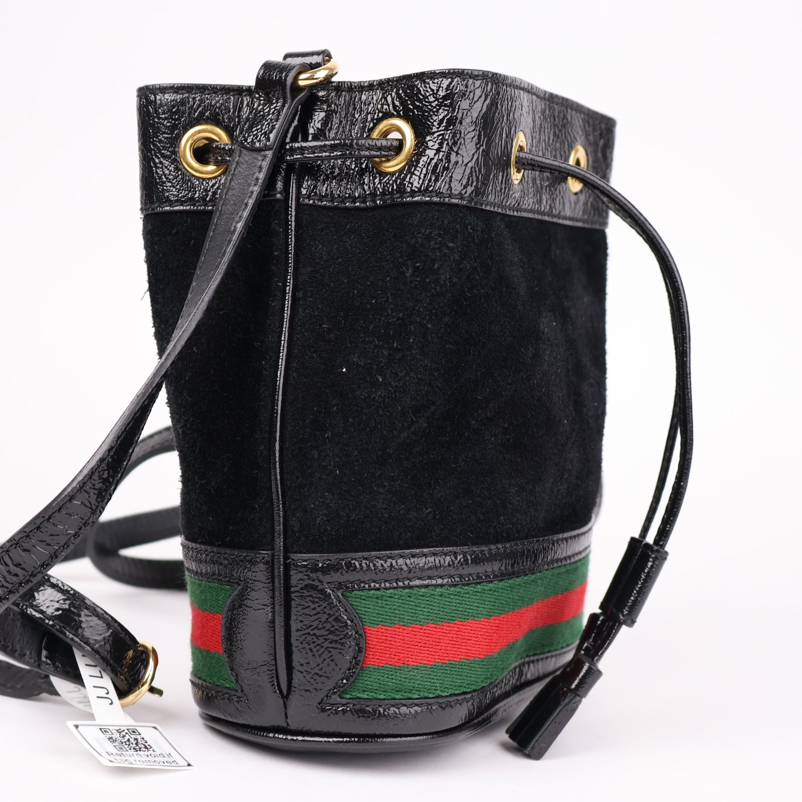 J1368 Gucci Small Suede Ophidia Bucket- Pre Owned