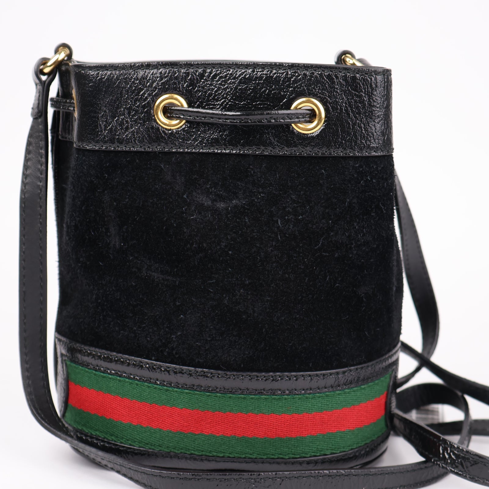 J1368 Gucci Small Suede Ophidia Bucket- Pre Owned