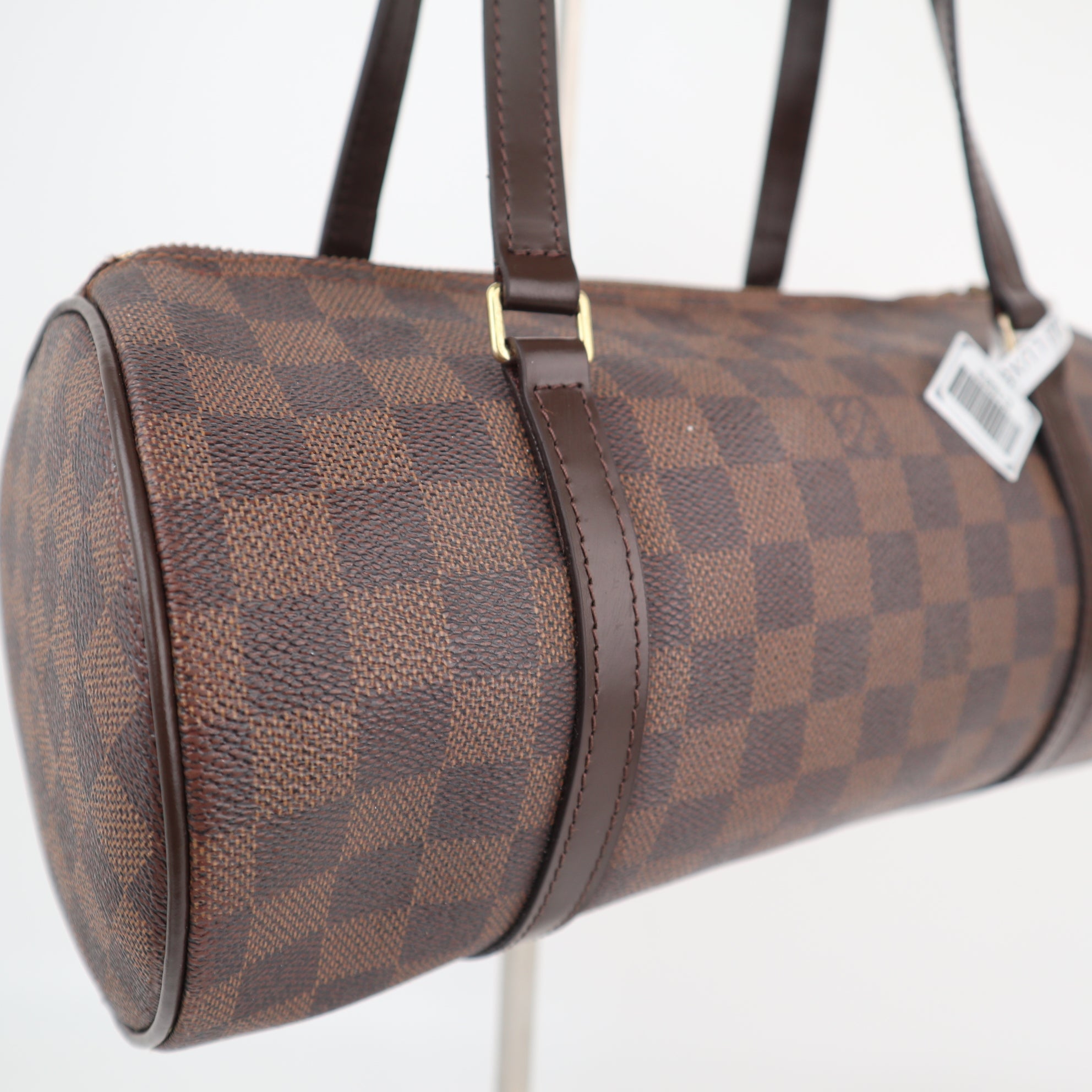 Louis Vuitton Damier Ebene Papillon 30 Shoulder Bag C1683R | Pre-Owned Very Good Brown Damier Ebene Canvas