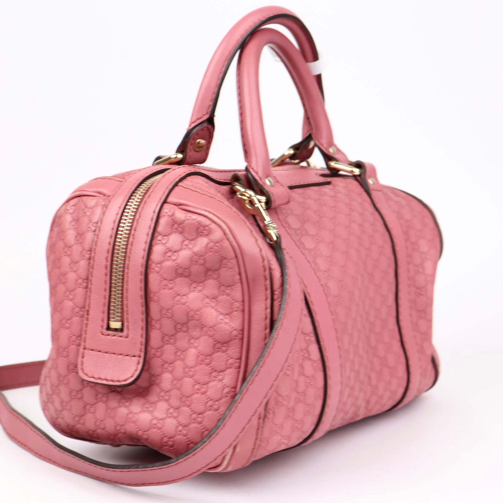 J1362 Gucci Microguccissima Boston Bag- Pre Owned