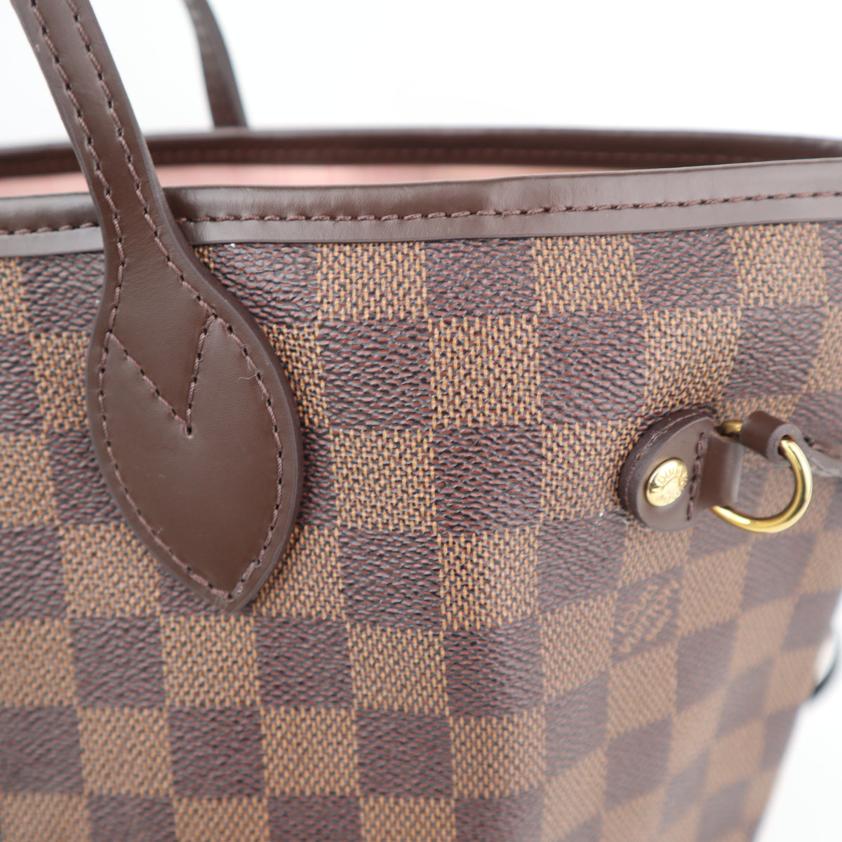 C2551R Louis Vuitton Tote Bag Neverfull MM | Pre-Owned Excellent White / Blue Damier Azur Canvas