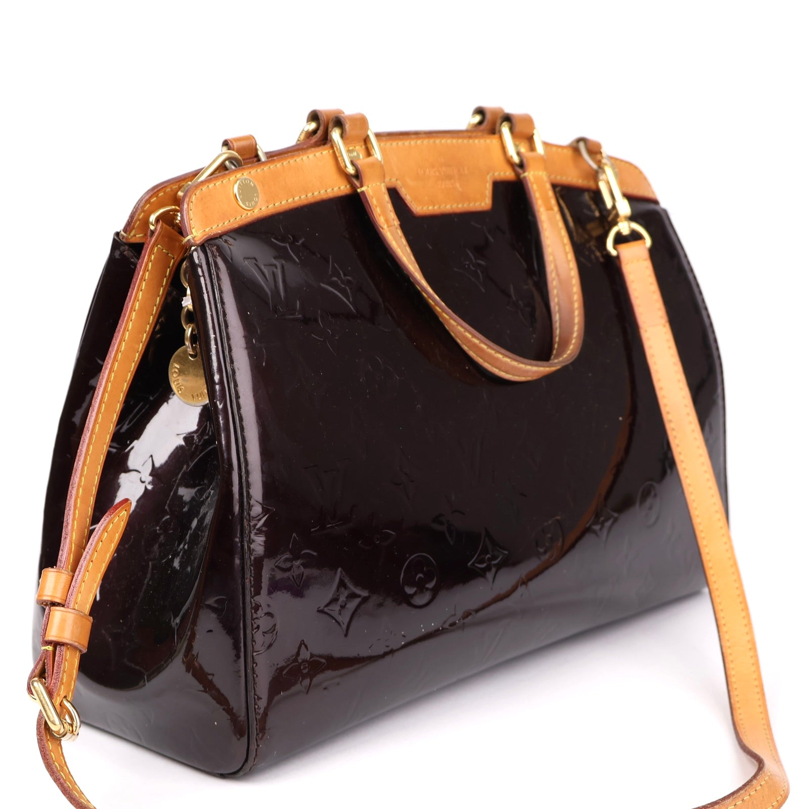 J1363 Louis Vuitton Brea MM Monogram Vernis- Pre Owned