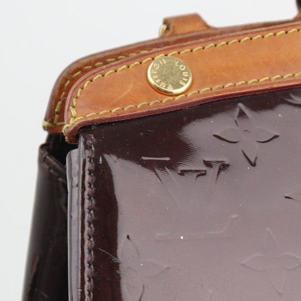 Louis Vuitton Amarante Monogram Vernis Brea MM Shoulder Bag C1686 | Pre-Owned Good Brown Monogram Canvas