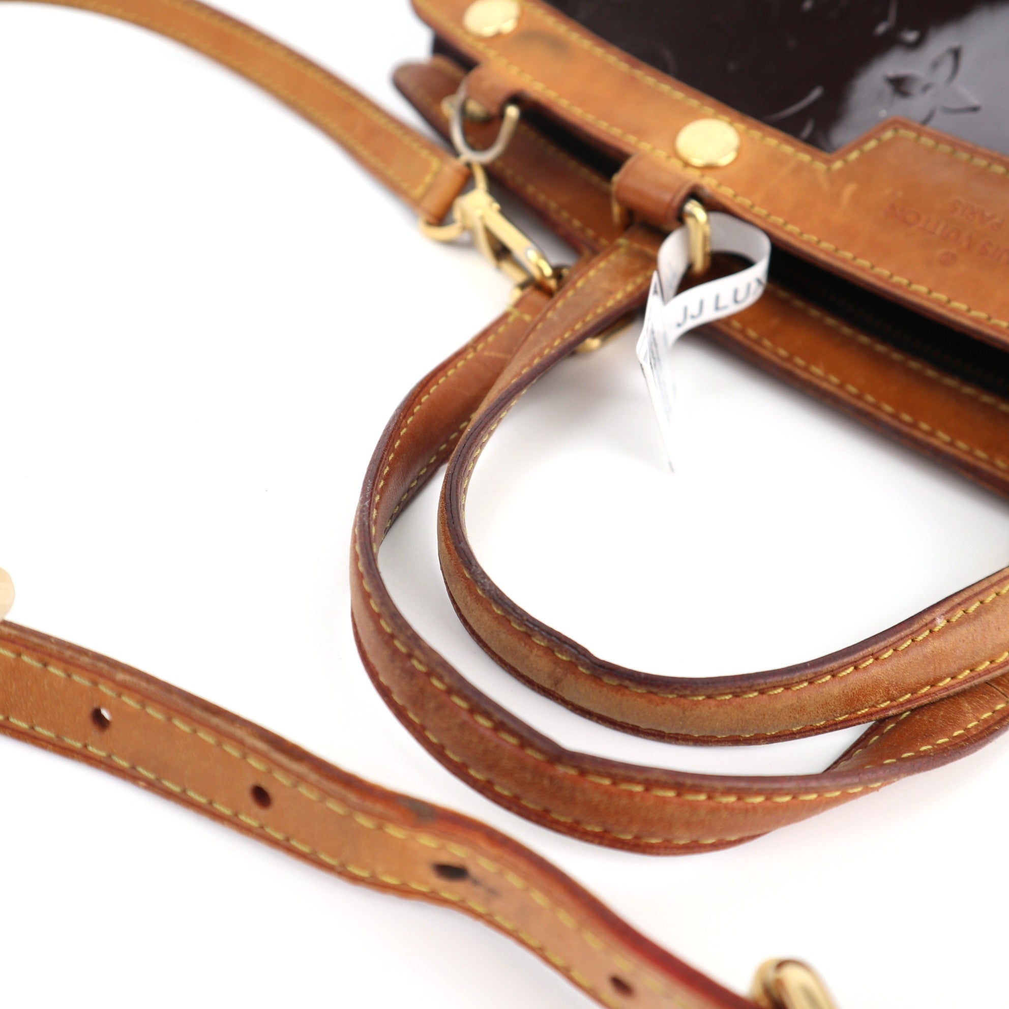 Louis Vuitton Amarante Monogram Vernis Brea MM Shoulder Bag C1686 | Pre-Owned Good Brown Monogram Canvas