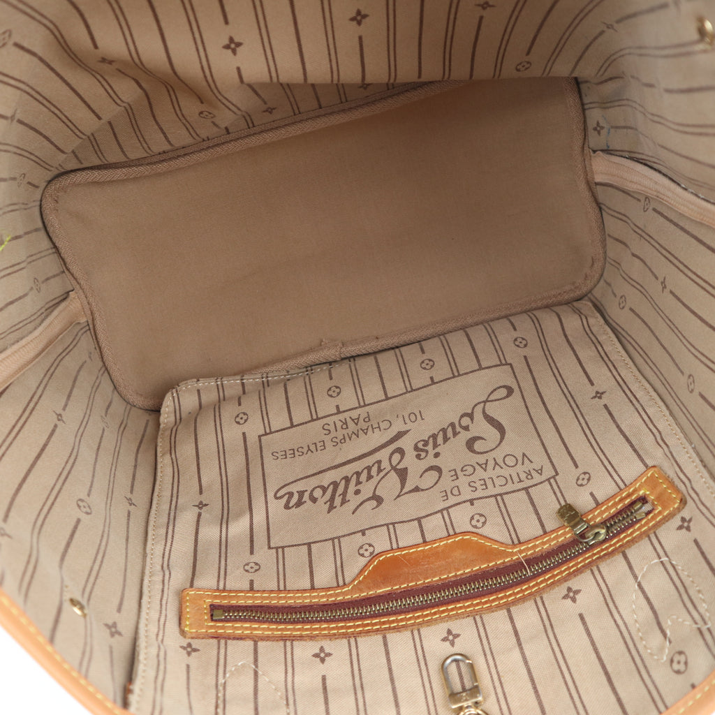 C2552R Louis Vuitton Tote Bag Neverfull MM | Pre-Owned Very Good Brown Monogram Canvas