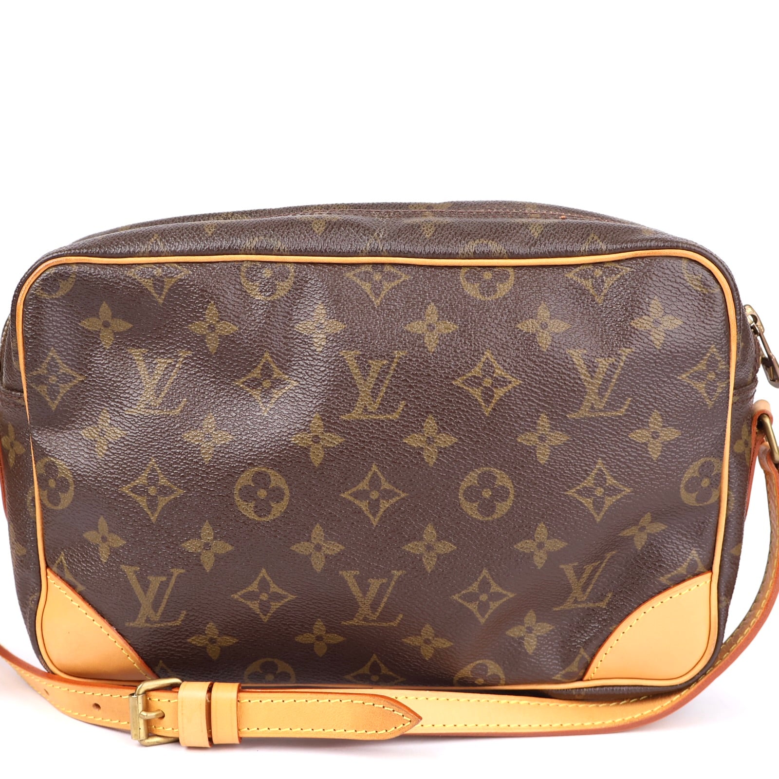 J1360 Louis Vuitton Canvas Monogram Trocadero 28 Crossbody Bag- Pre Owned