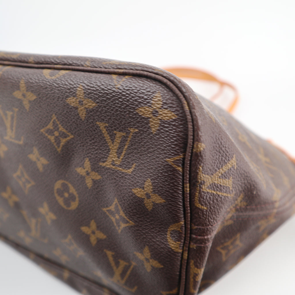C2553R Louis Vuitton Tote Bag Neverfull MM | Pre-Owned Excellent Brown Monogram Canvas